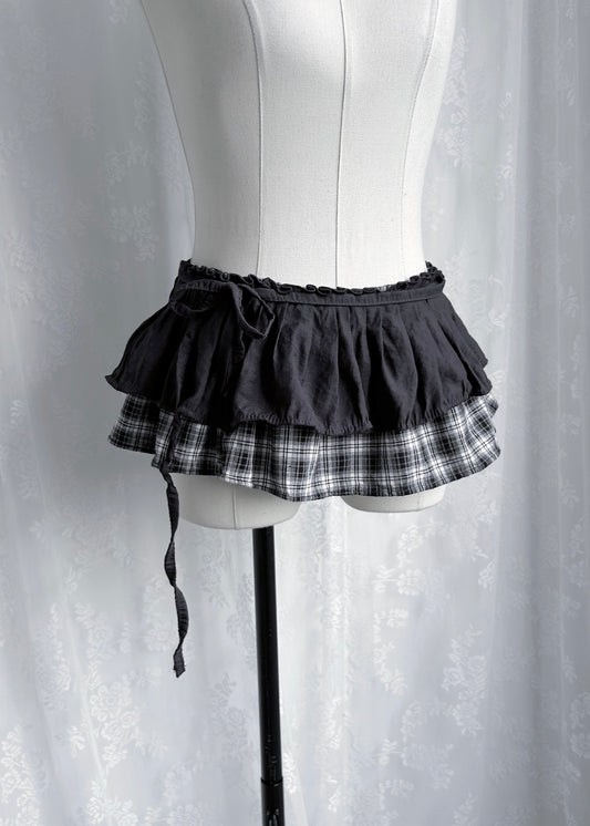 𝐓𝐰𝐨 𝐖𝐚𝐲 𝐂𝐡𝐞𝐜𝐤𝐞𝐝 𝐑𝐮𝐟𝐟𝐥𝐞 𝐋𝐚𝐲𝐞𝐫𝐢𝐧𝐠 𝐒𝐤𝐢𝐫𝐭