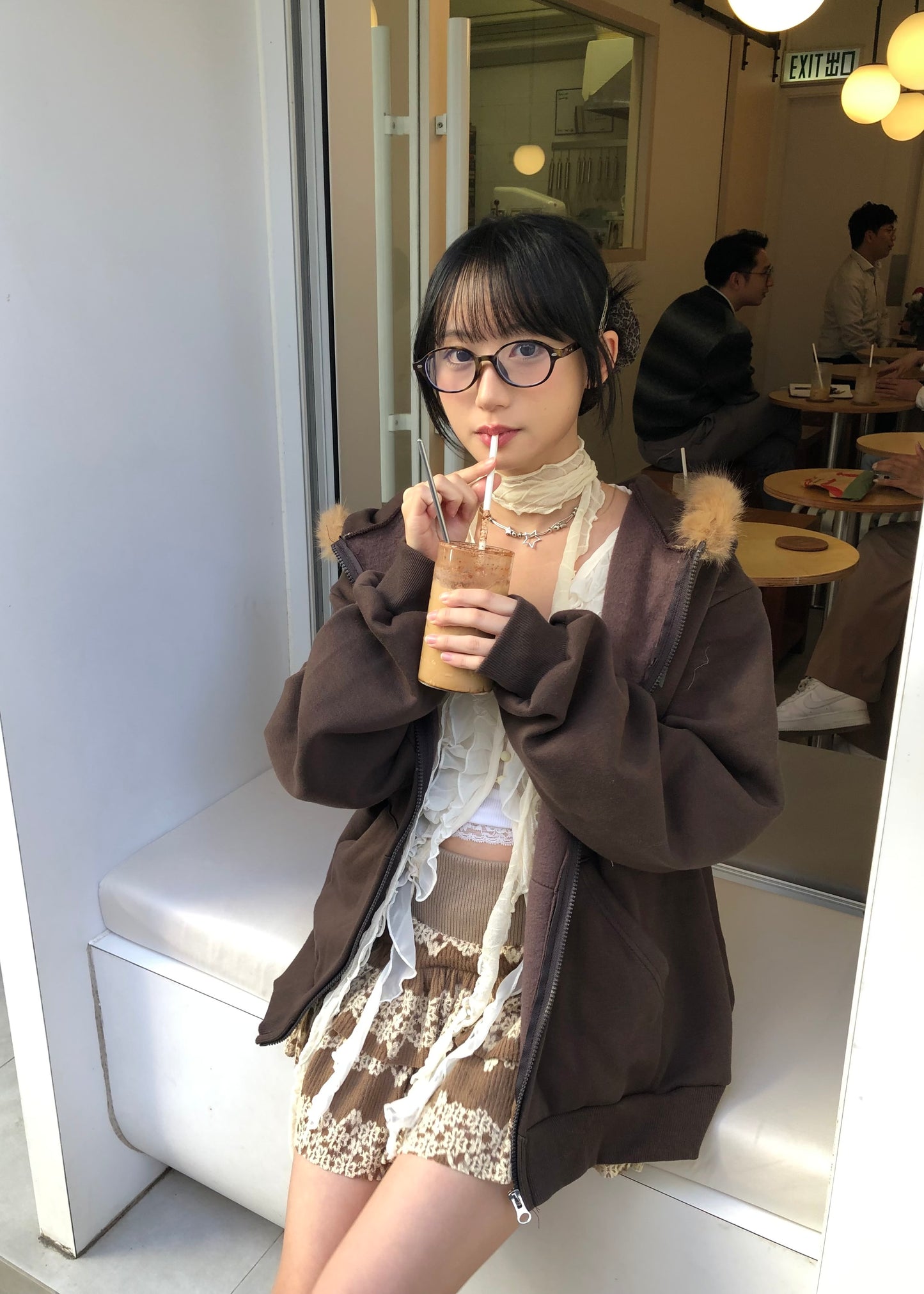 𝐒𝐚𝐯𝐢𝐧𝐚 𝐊𝐧𝐢𝐭 𝐑𝐮𝐟𝐟𝐥𝐞 𝐒𝐤𝐢𝐫𝐭