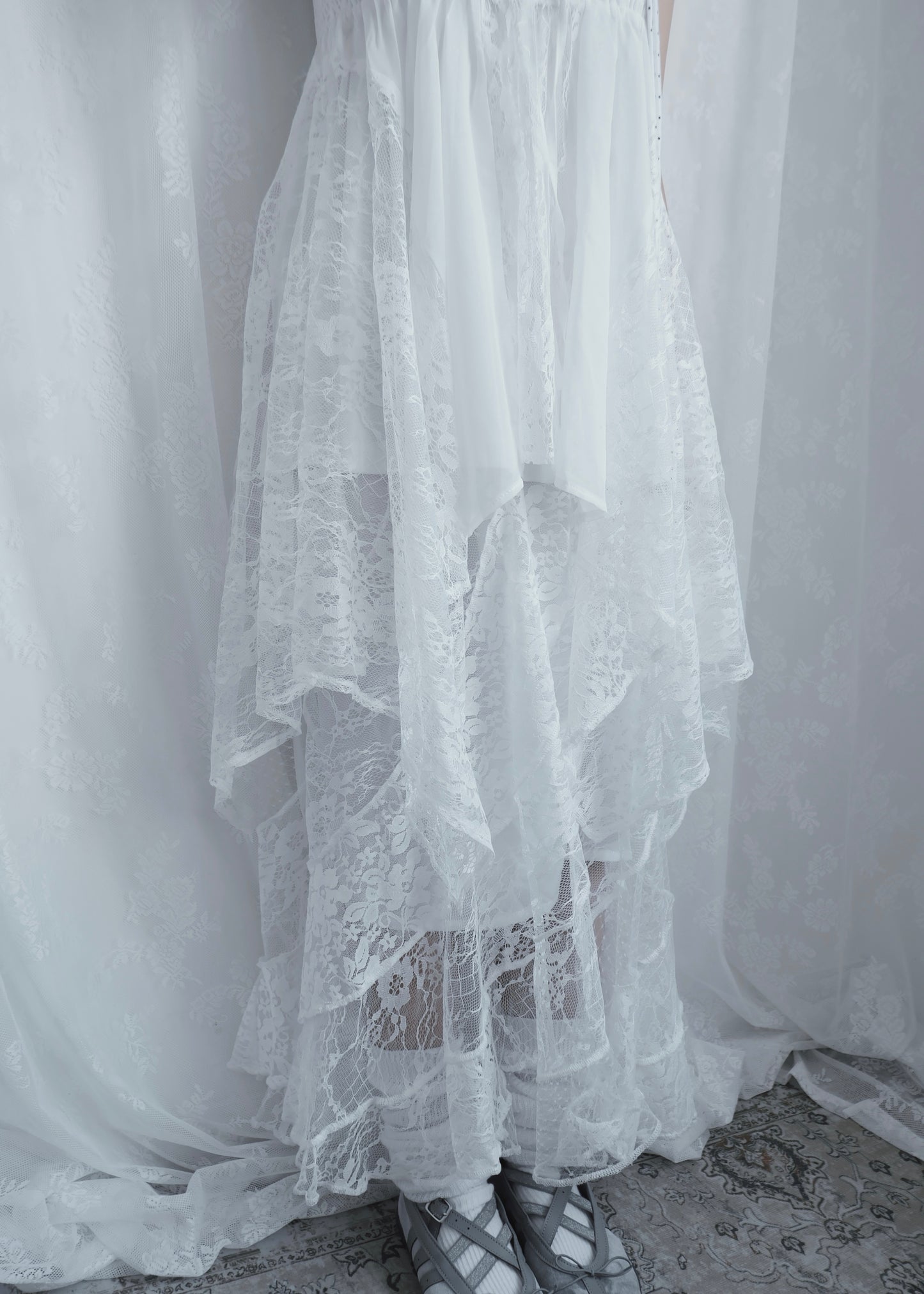 𝐕𝐚𝐥𝐞𝐫𝐢𝐞𝐭𝐭𝐚 𝐋𝐚𝐜𝐞 𝐅𝐚𝐢𝐫𝐲 𝐃𝐫𝐞𝐬𝐬 - 𝐖𝐡𝐢𝐭𝐞