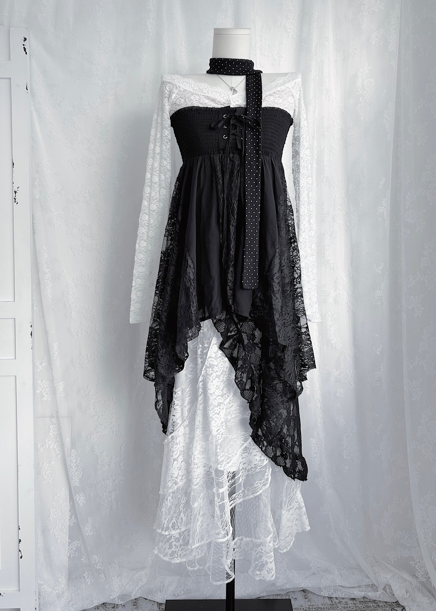 𝐕𝐚𝐥𝐞𝐫𝐢𝐞𝐭𝐭𝐚 𝐋𝐚𝐜𝐞 𝐅𝐚𝐢𝐫𝐲 𝐃𝐫𝐞𝐬𝐬 - 𝐁𝐥𝐚𝐜𝐤