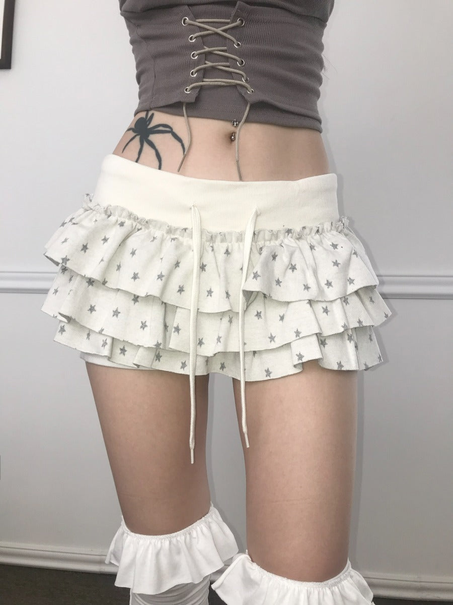 𝐒𝐭𝐚𝐫𝐫𝐲 𝐒𝐤𝐲 𝐑𝐮𝐟𝐟𝐥𝐞 𝐌𝐢𝐧𝐢 𝐒𝐤𝐨𝐫𝐭 - 𝐂𝐫𝐞𝐚𝐦