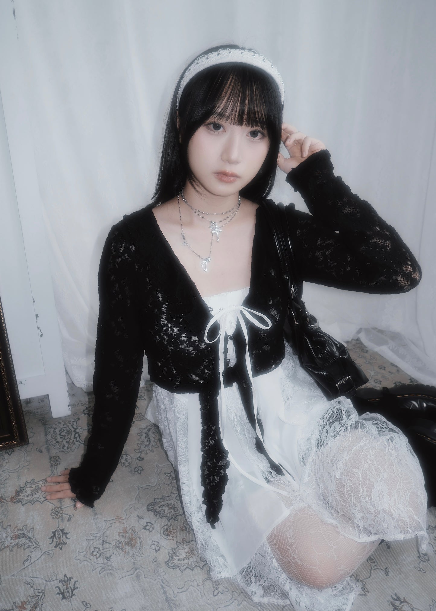 𝐕𝐚𝐥𝐞𝐫𝐢𝐞𝐭𝐭𝐚 𝐋𝐚𝐜𝐞 𝐅𝐚𝐢𝐫𝐲 𝐃𝐫𝐞𝐬𝐬 - 𝐖𝐡𝐢𝐭𝐞