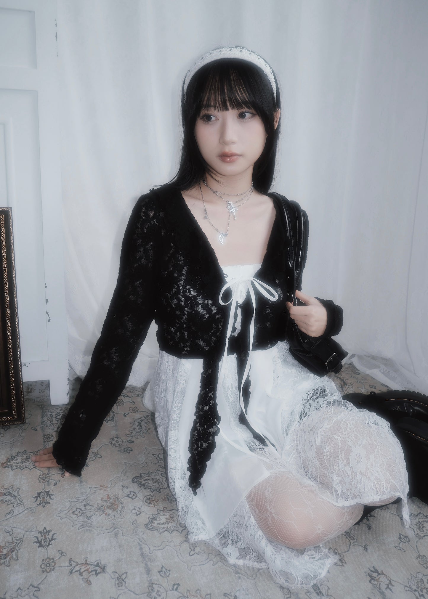 𝐕𝐚𝐥𝐞𝐫𝐢𝐞𝐭𝐭𝐚 𝐋𝐚𝐜𝐞 𝐅𝐚𝐢𝐫𝐲 𝐃𝐫𝐞𝐬𝐬 - 𝐖𝐡𝐢𝐭𝐞