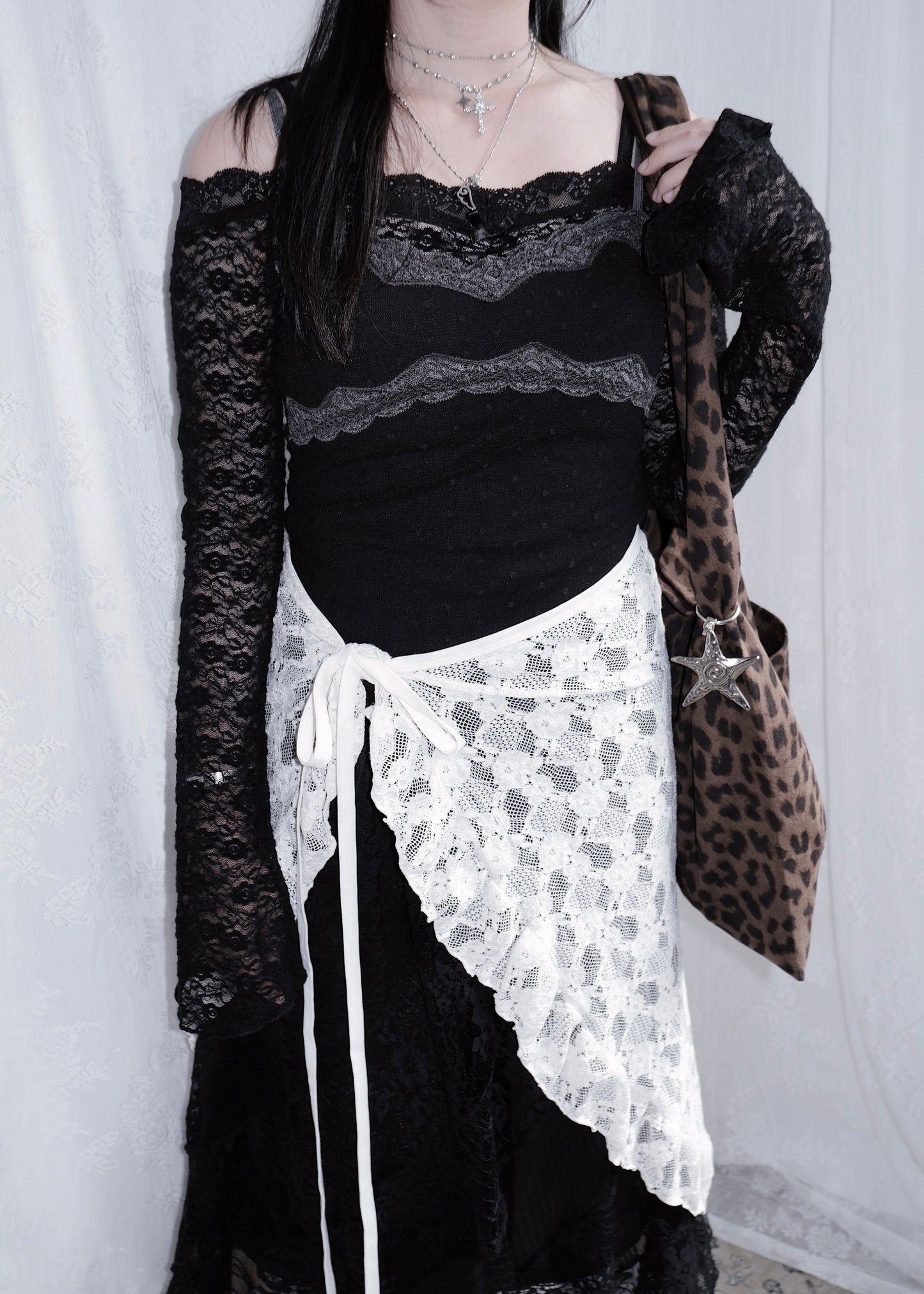 𝐕𝐢𝐧𝐚 𝐋𝐚𝐜𝐞 𝐑𝐮𝐟𝐟𝐥𝐞 𝐋𝐚𝐲𝐞𝐫 𝐒𝐤𝐢𝐫𝐭 - 𝐂𝐫𝐞𝐚𝐦