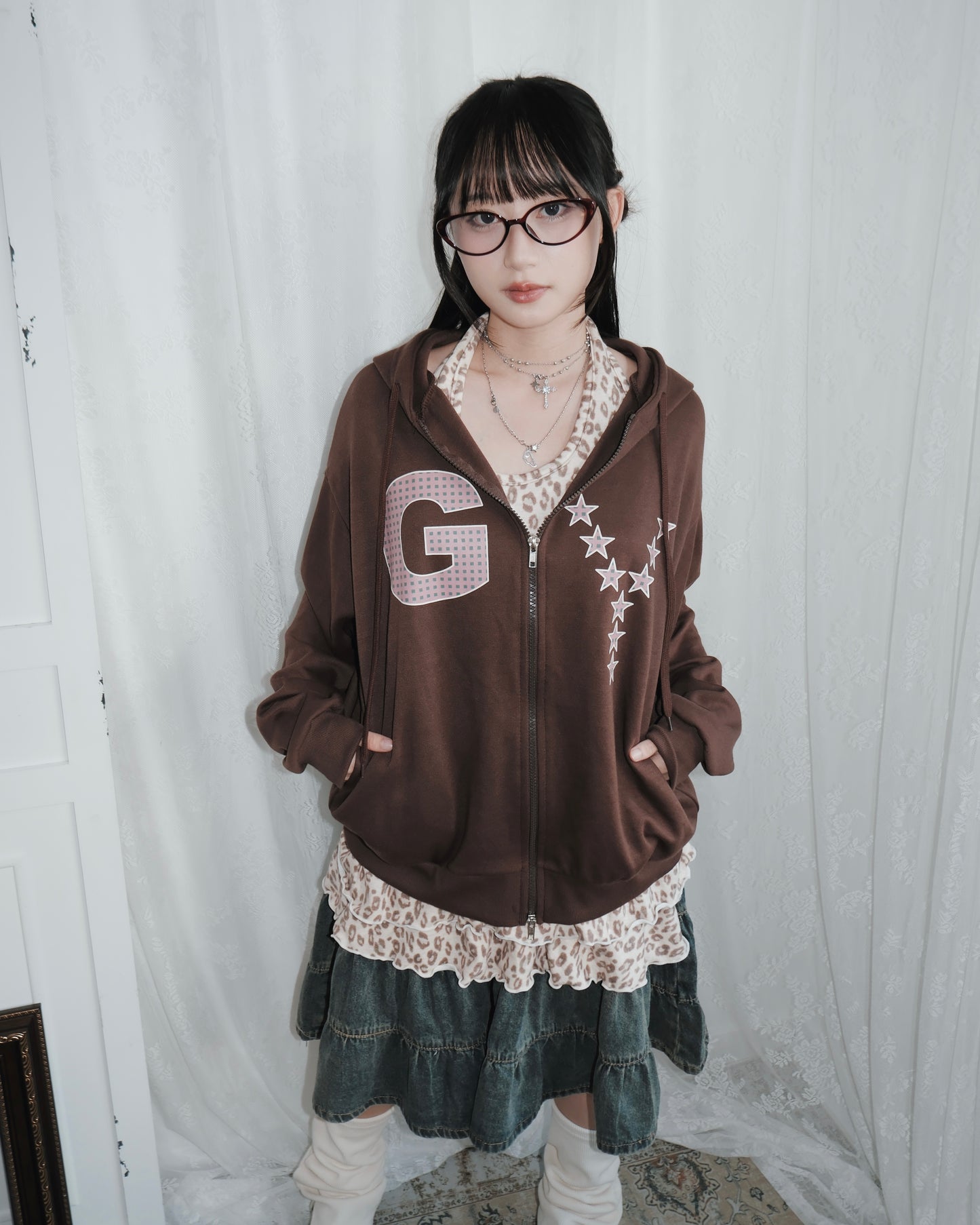 𝐋𝐞𝐨𝐩𝐚𝐫𝐝 𝐑𝐮𝐟𝐟𝐥𝐞 𝐇𝐚𝐥𝐭𝐞𝐫 𝐓𝐨𝐩 - 𝐎𝐚𝐭𝐦𝐞𝐚𝐥