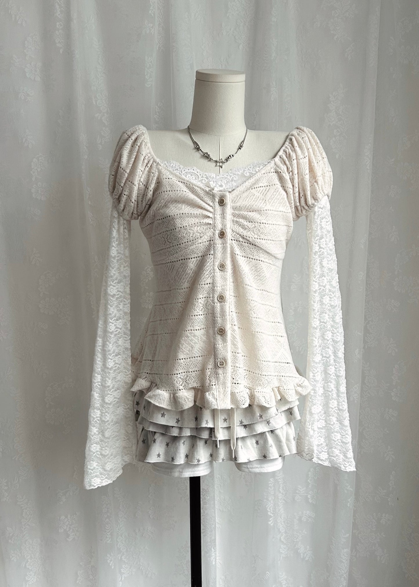 𝐒𝐭𝐚𝐫𝐫𝐲 𝐒𝐤𝐲 𝐑𝐮𝐟𝐟𝐥𝐞 𝐌𝐢𝐧𝐢 𝐒𝐤𝐨𝐫𝐭 - 𝐂𝐫𝐞𝐚𝐦