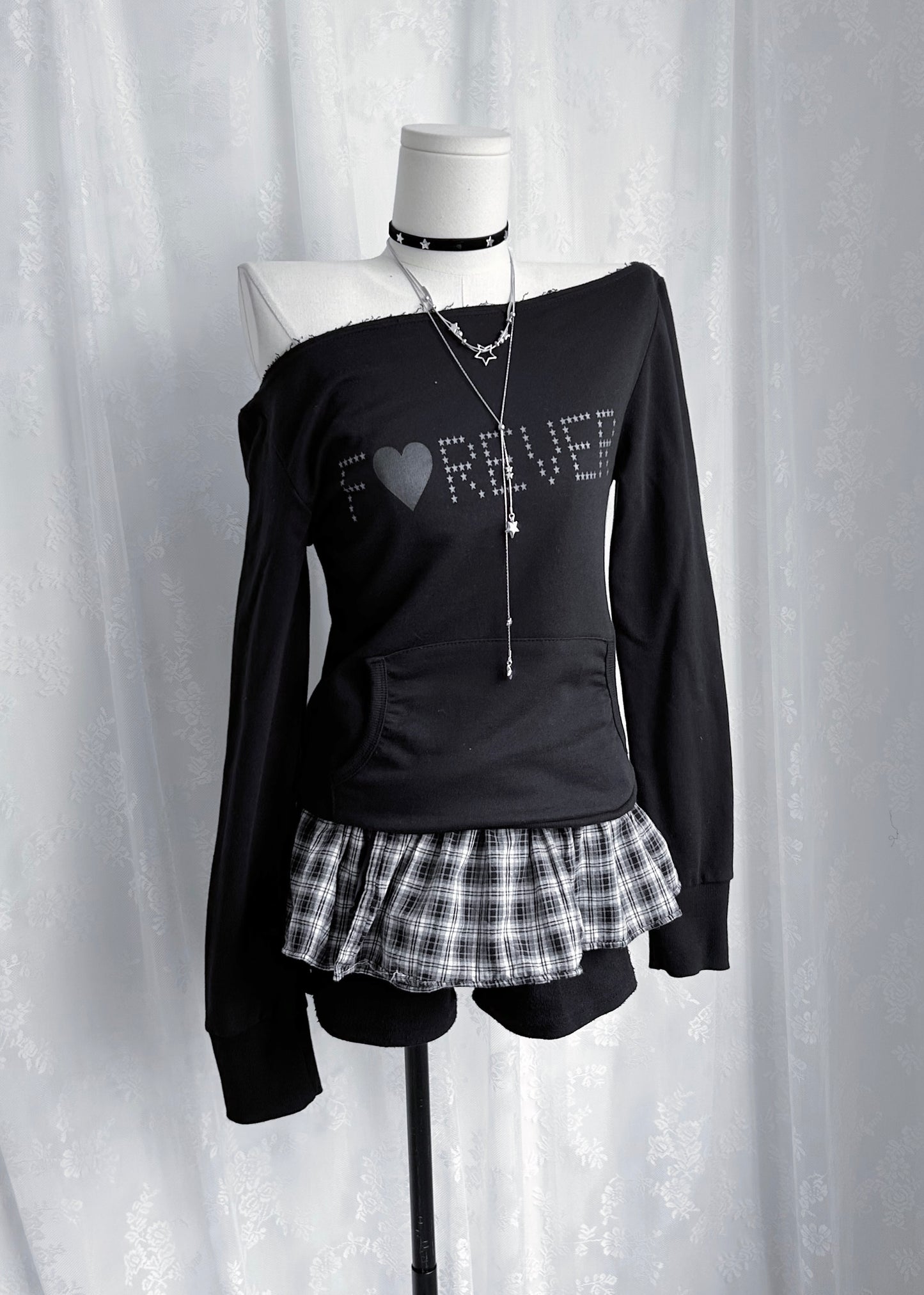 𝐓𝐰𝐨 𝐖𝐚𝐲 𝐂𝐡𝐞𝐜𝐤𝐞𝐝 𝐑𝐮𝐟𝐟𝐥𝐞 𝐋𝐚𝐲𝐞𝐫𝐢𝐧𝐠 𝐒𝐤𝐢𝐫𝐭