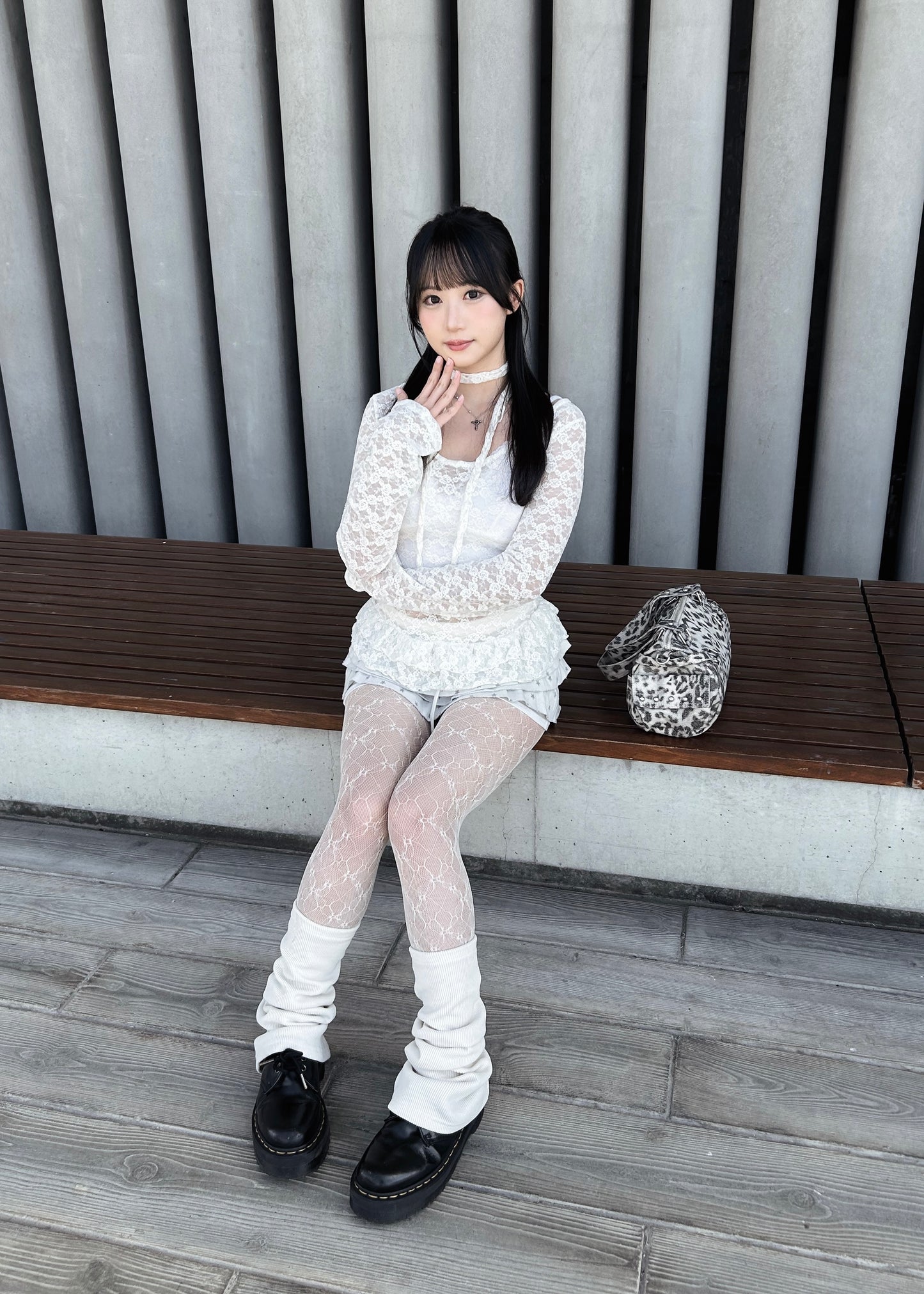 𝐋𝐞𝐭𝐢𝐭𝐢𝐚 𝐋𝐚𝐜𝐞 𝐑𝐮𝐟𝐟𝐥𝐞 𝐓𝐨𝐩 𝐖𝐢𝐭𝐡 𝐒𝐜𝐚𝐫𝐟 - 𝐂𝐫𝐞𝐚𝐦