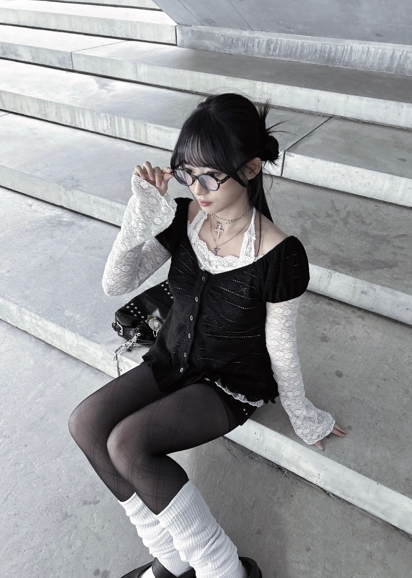 𝐋𝐢𝐬𝐞𝐭𝐭𝐚 𝐋𝐚𝐜𝐞 𝐑𝐮𝐟𝐟𝐥𝐞 𝐇𝐚𝐥𝐭𝐞𝐫 𝐓𝐨𝐩 - 𝐖𝐡𝐢𝐭𝐞