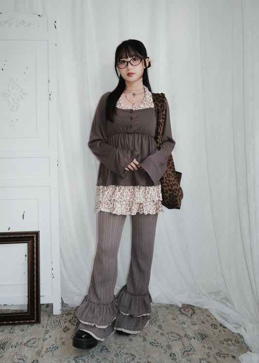 𝐑𝐢𝐬𝐚 𝐋𝐚𝐜𝐞 𝐑𝐮𝐟𝐟𝐥𝐞 𝐏𝐚𝐧𝐭𝐬 - 𝐋𝐚𝐯𝐞𝐧𝐝𝐞𝐫