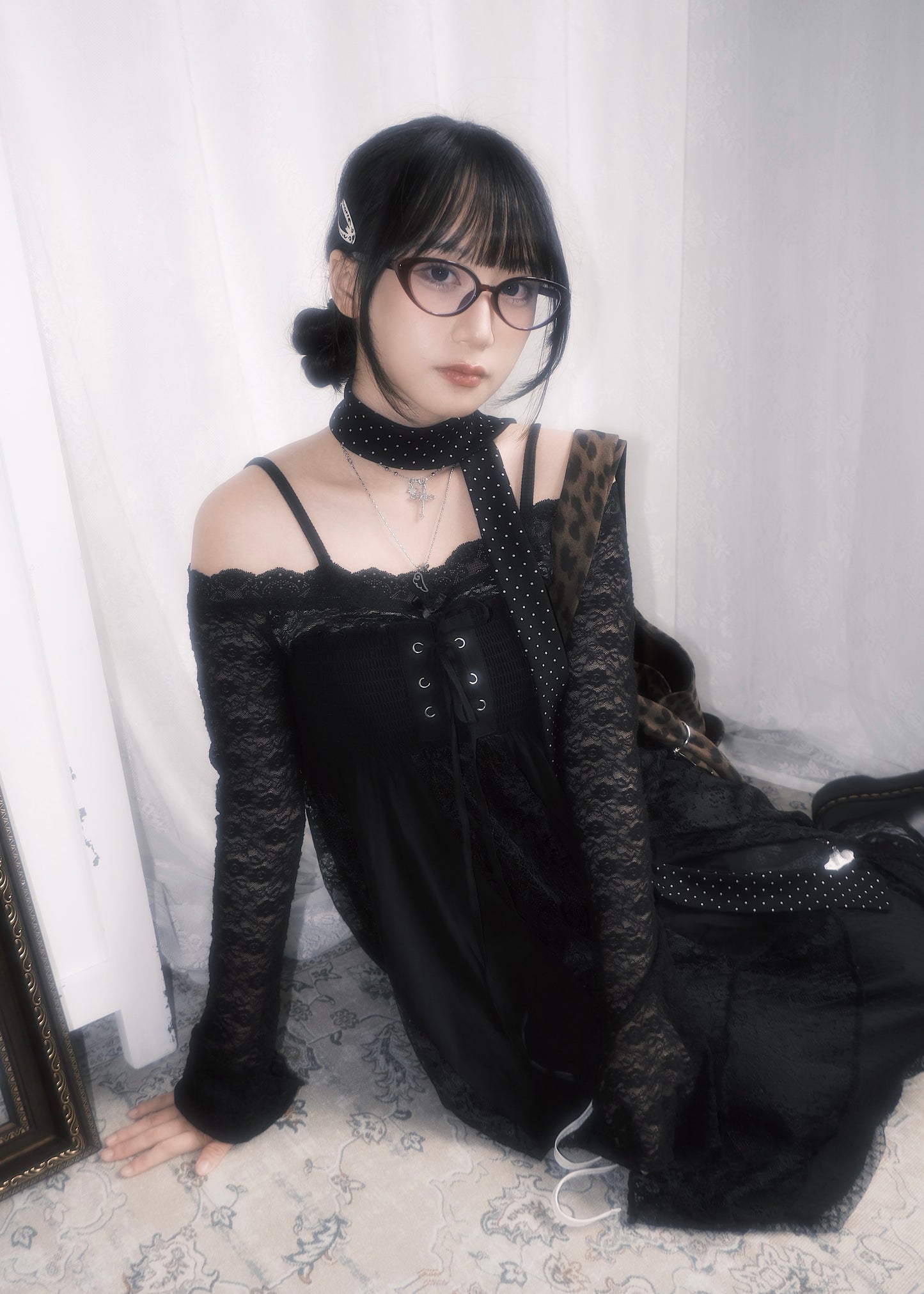 𝐕𝐚𝐥𝐞𝐫𝐢𝐞𝐭𝐭𝐚 𝐋𝐚𝐜𝐞 𝐅𝐚𝐢𝐫𝐲 𝐃𝐫𝐞𝐬𝐬 - 𝐁𝐥𝐚𝐜𝐤