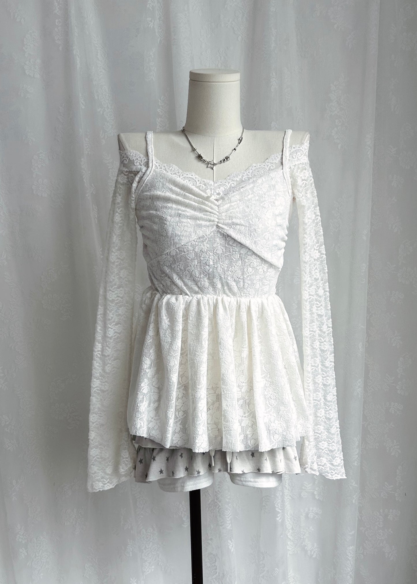 𝐒𝐭𝐚𝐫𝐫𝐲 𝐒𝐤𝐲 𝐑𝐮𝐟𝐟𝐥𝐞 𝐌𝐢𝐧𝐢 𝐒𝐤𝐨𝐫𝐭 - 𝐂𝐫𝐞𝐚𝐦