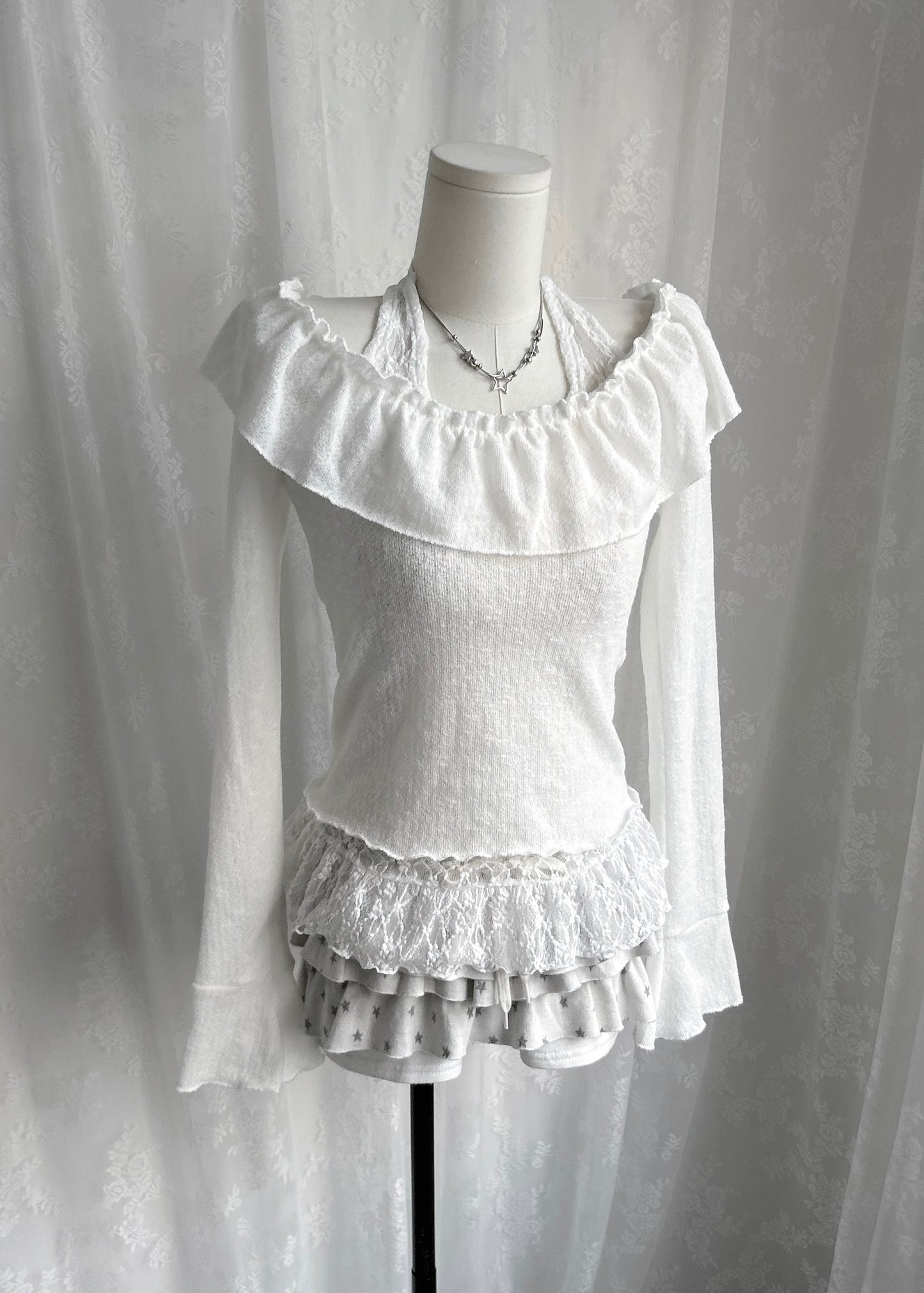 𝐒𝐭𝐚𝐫𝐫𝐲 𝐒𝐤𝐲 𝐑𝐮𝐟𝐟𝐥𝐞 𝐌𝐢𝐧𝐢 𝐒𝐤𝐨𝐫𝐭 - 𝐂𝐫𝐞𝐚𝐦