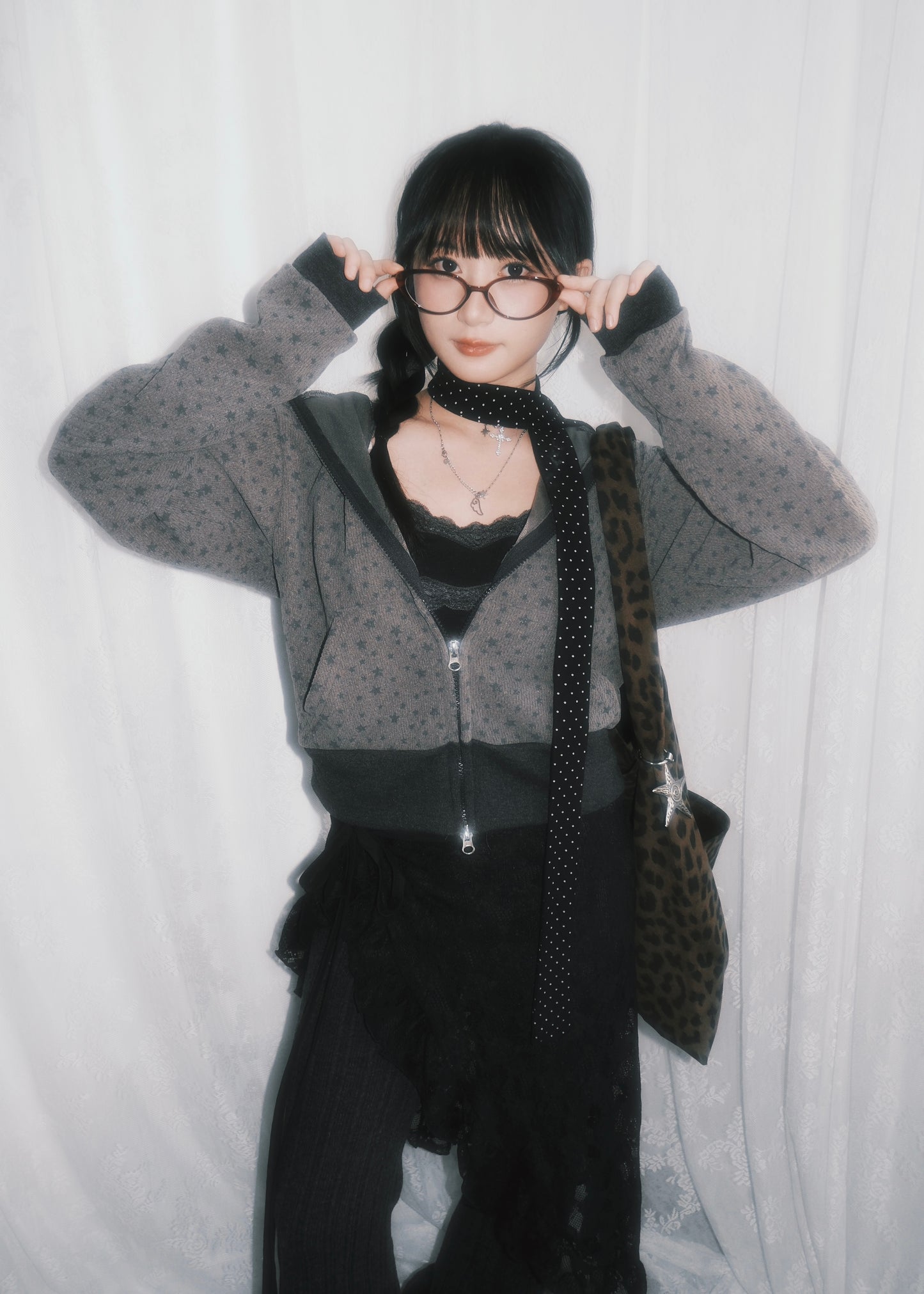 𝐏𝐨𝐥𝐤𝐚 𝐃𝐨𝐭 𝐒𝐜𝐚𝐫𝐟 - 𝐁𝐥𝐚𝐜𝐤