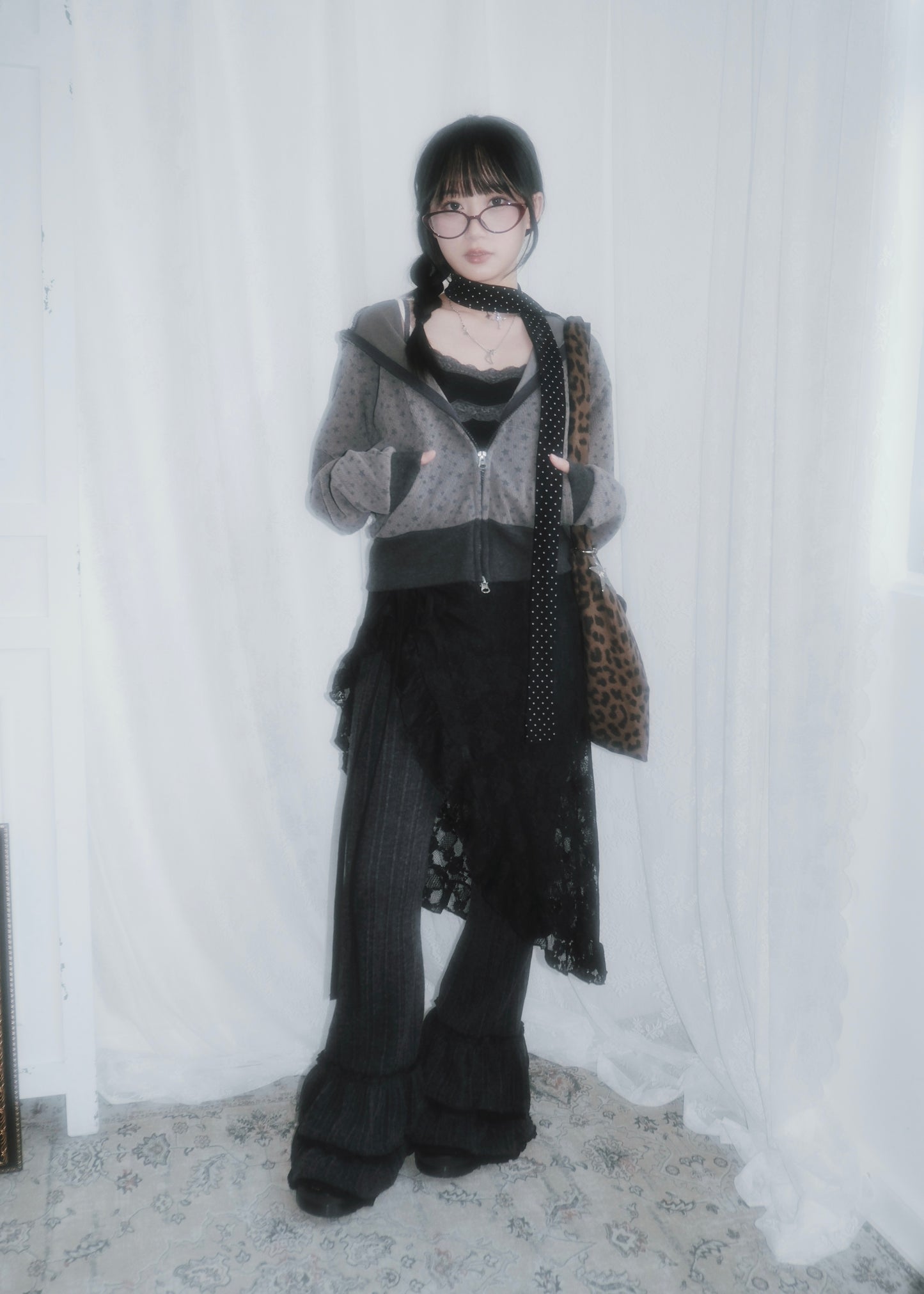 𝐕𝐢𝐧𝐚 𝐋𝐚𝐜𝐞 𝐑𝐮𝐟𝐟𝐥𝐞 𝐋𝐚𝐲𝐞𝐫 𝐒𝐤𝐢𝐫𝐭 - 𝐁𝐥𝐚𝐜𝐤