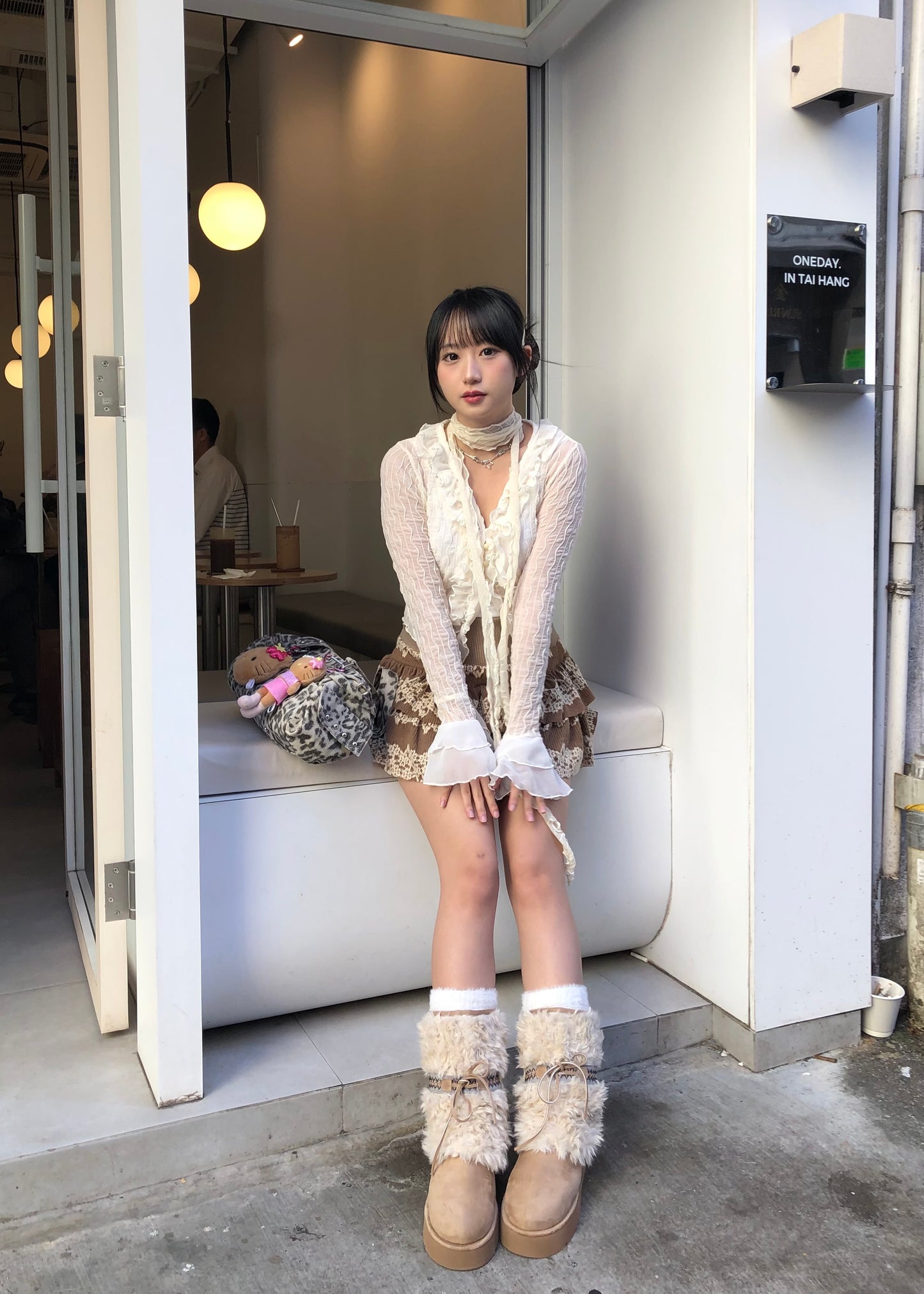 𝐒𝐚𝐯𝐢𝐧𝐚 𝐊𝐧𝐢𝐭 𝐑𝐮𝐟𝐟𝐥𝐞 𝐒𝐤𝐢𝐫𝐭