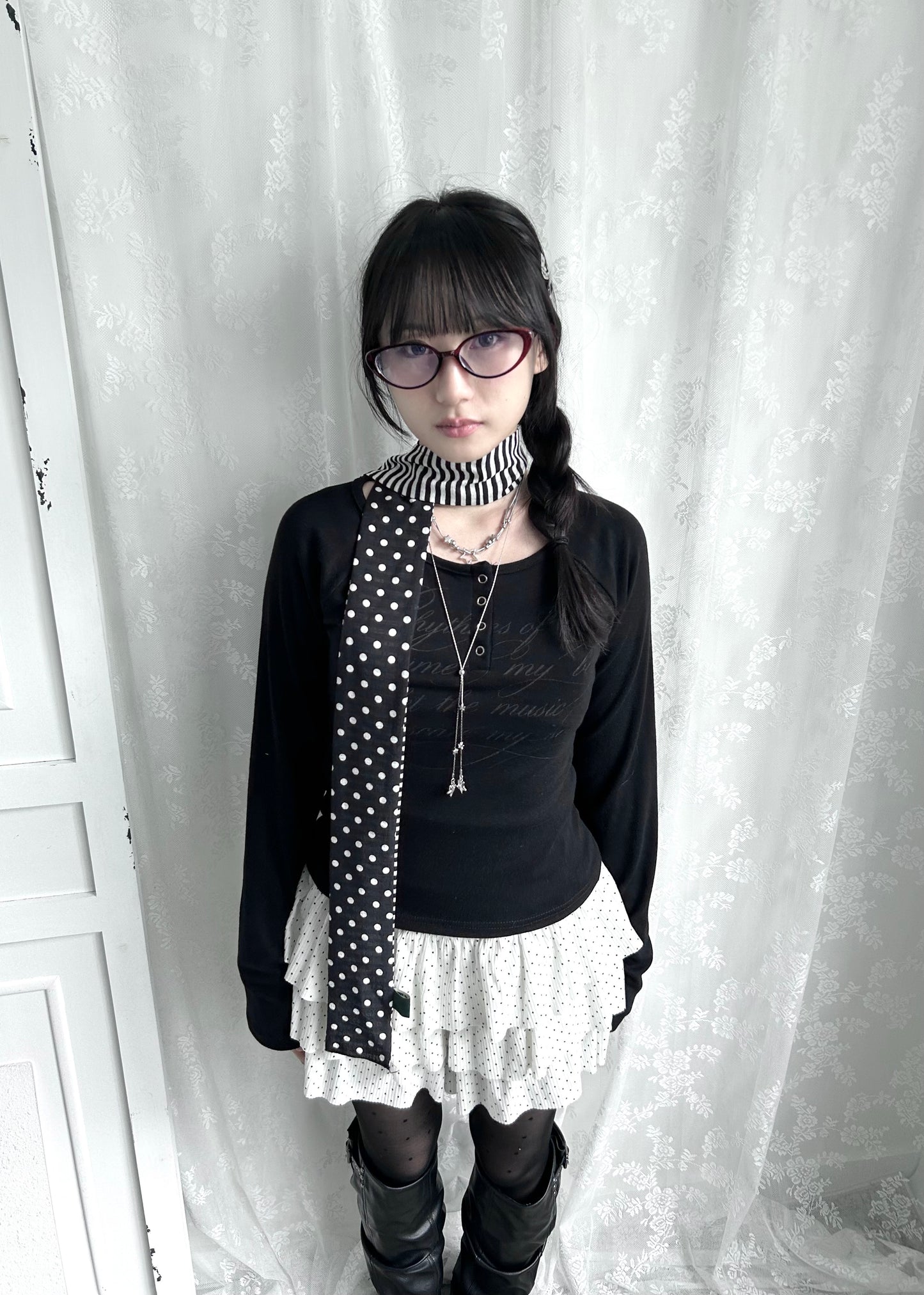 𝐏𝐨𝐥𝐤𝐚 𝐃𝐨𝐭 𝐒𝐭𝐫𝐢𝐩𝐞 𝐒𝐜𝐚𝐫𝐟