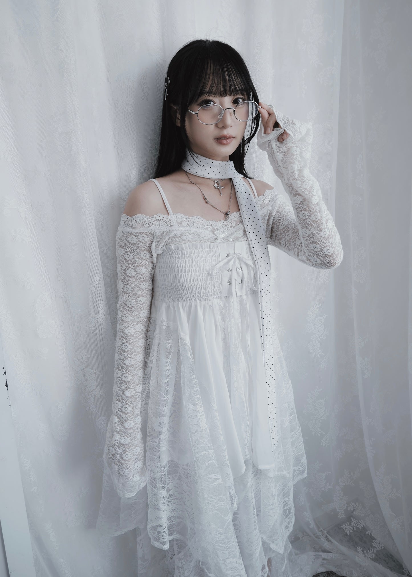 𝐕𝐚𝐥𝐞𝐫𝐢𝐞𝐭𝐭𝐚 𝐋𝐚𝐜𝐞 𝐅𝐚𝐢𝐫𝐲 𝐃𝐫𝐞𝐬𝐬 - 𝐖𝐡𝐢𝐭𝐞