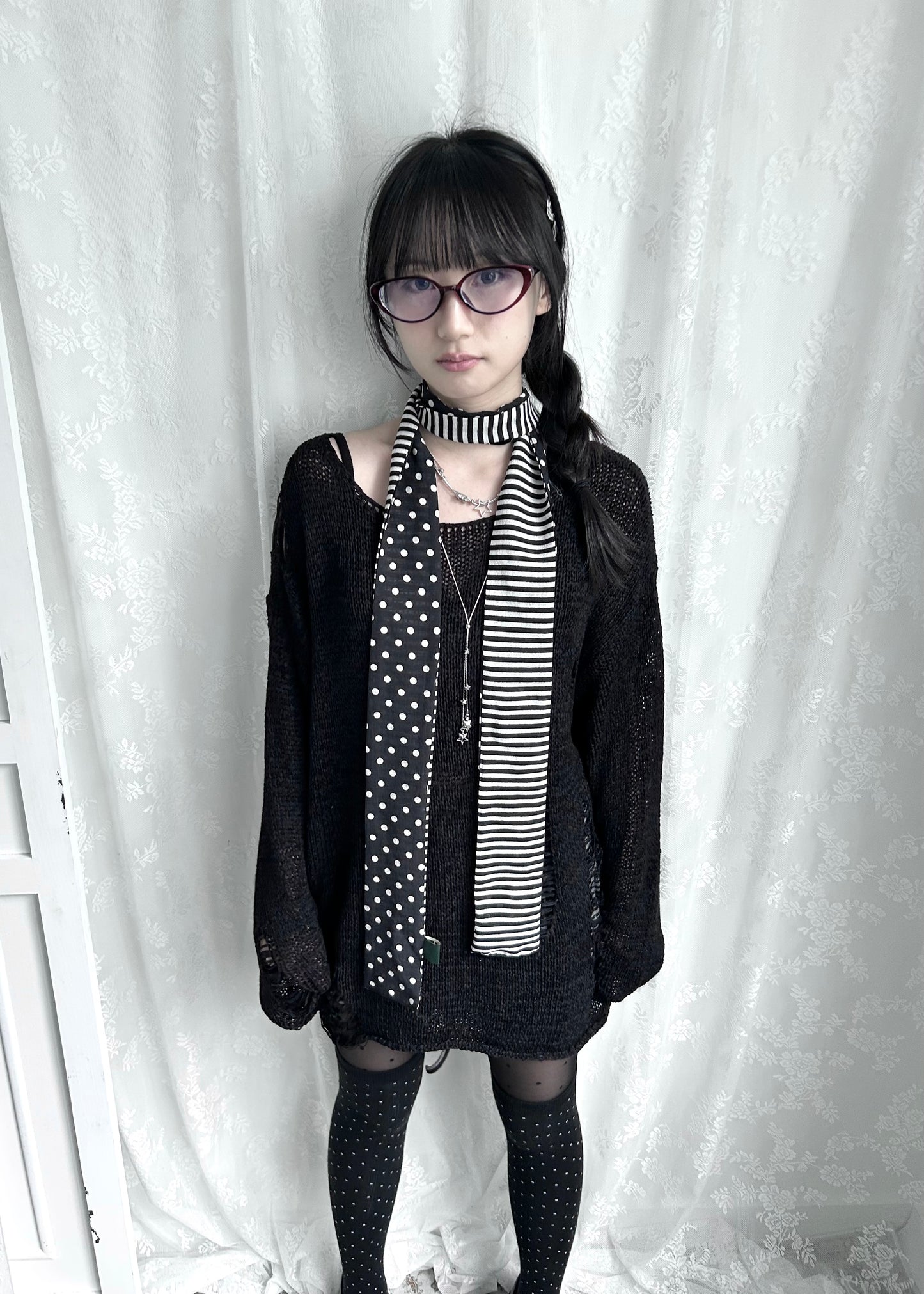 𝐏𝐨𝐥𝐤𝐚 𝐃𝐨𝐭 𝐒𝐭𝐫𝐢𝐩𝐞 𝐒𝐜𝐚𝐫𝐟