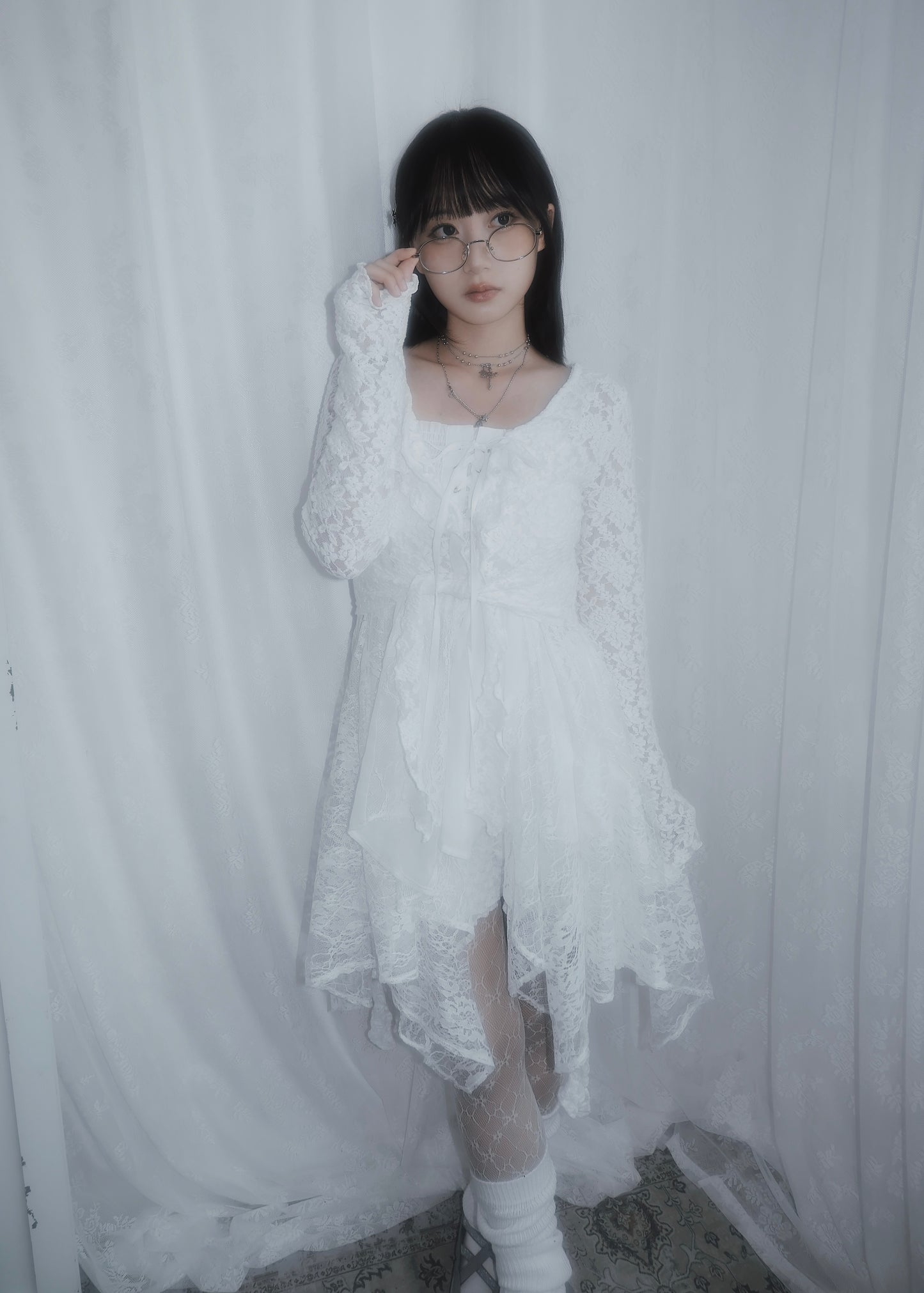 𝐕𝐚𝐥𝐞𝐫𝐢𝐞𝐭𝐭𝐚 𝐋𝐚𝐜𝐞 𝐅𝐚𝐢𝐫𝐲 𝐃𝐫𝐞𝐬𝐬 - 𝐖𝐡𝐢𝐭𝐞