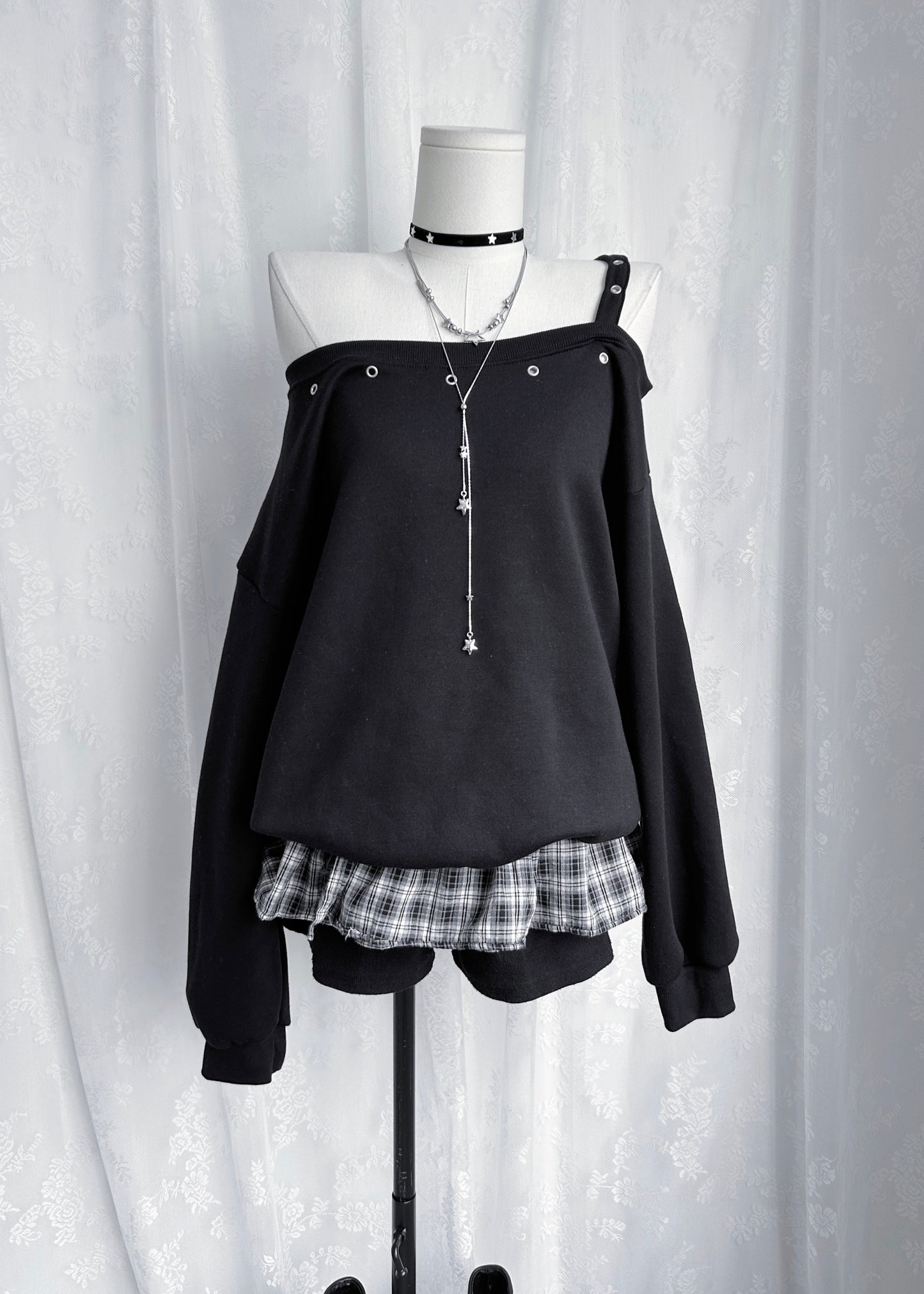 𝐓𝐰𝐨 𝐖𝐚𝐲 𝐂𝐡𝐞𝐜𝐤𝐞𝐝 𝐑𝐮𝐟𝐟𝐥𝐞 𝐋𝐚𝐲𝐞𝐫𝐢𝐧𝐠 𝐒𝐤𝐢𝐫𝐭