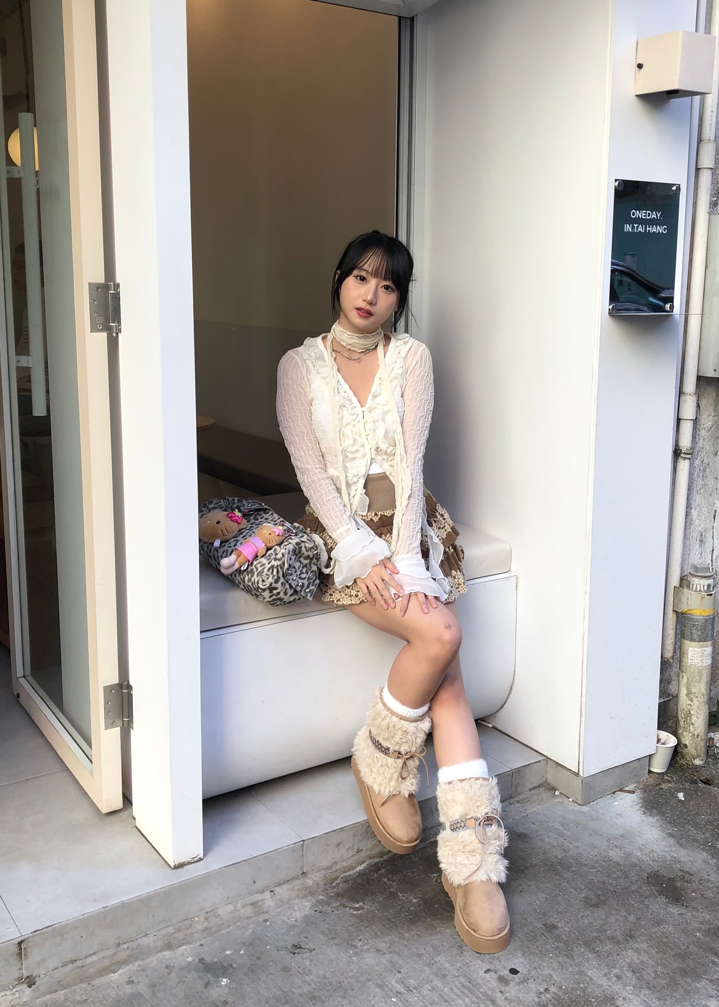 𝐒𝐚𝐯𝐢𝐧𝐚 𝐊𝐧𝐢𝐭 𝐑𝐮𝐟𝐟𝐥𝐞 𝐒𝐤𝐢𝐫𝐭