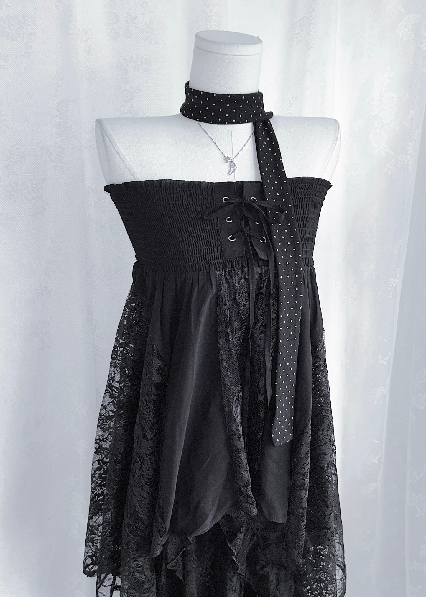 𝐕𝐚𝐥𝐞𝐫𝐢𝐞𝐭𝐭𝐚 𝐋𝐚𝐜𝐞 𝐅𝐚𝐢𝐫𝐲 𝐃𝐫𝐞𝐬𝐬 - 𝐁𝐥𝐚𝐜𝐤