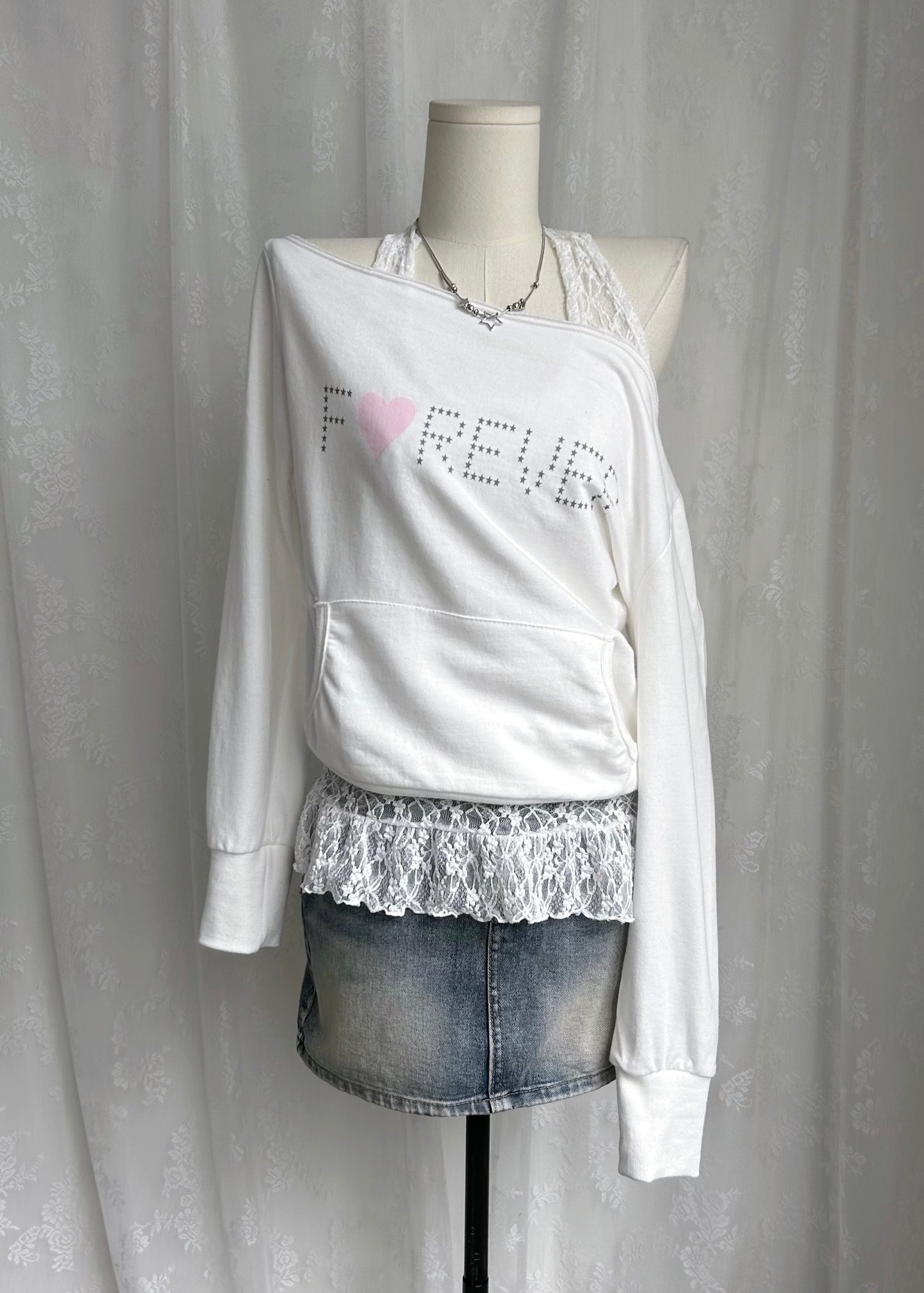 𝐅♥𝐑𝐄𝐕𝐄𝐑 𝐎𝐟𝐟 𝐒𝐡𝐨𝐮𝐥𝐝𝐞𝐫 𝐓𝐨𝐩 - 𝐖𝐡𝐢𝐭𝐞