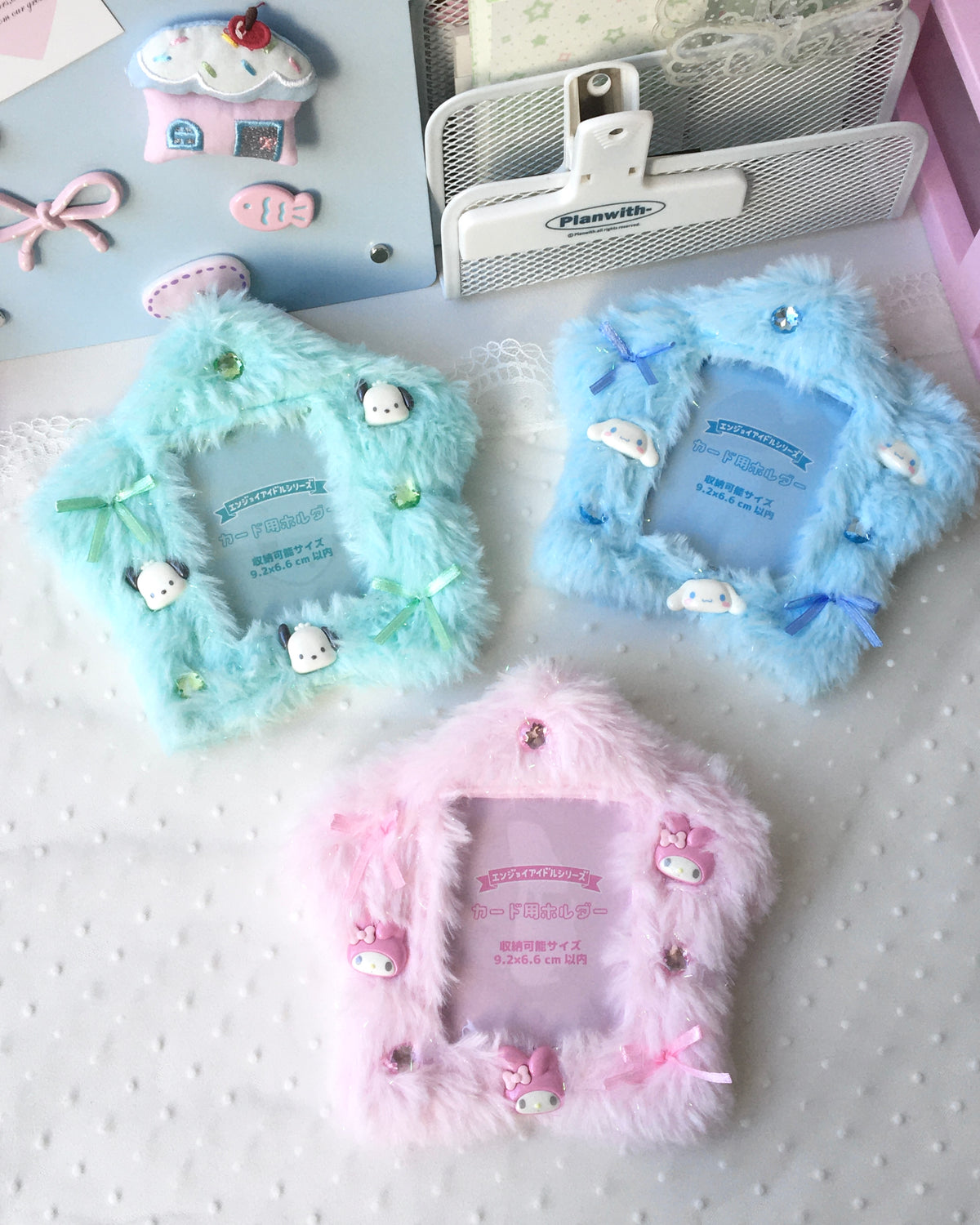 ★ 現貨 / 預訂 ☆ sanrio 毛毛星星卡套