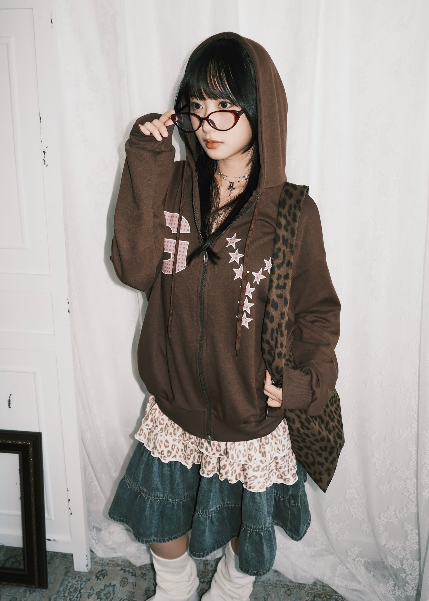 𝐋𝐞𝐨𝐩𝐚𝐫𝐝 𝐑𝐮𝐟𝐟𝐥𝐞 𝐇𝐚𝐥𝐭𝐞𝐫 𝐓𝐨𝐩 - 𝐎𝐚𝐭𝐦𝐞𝐚𝐥