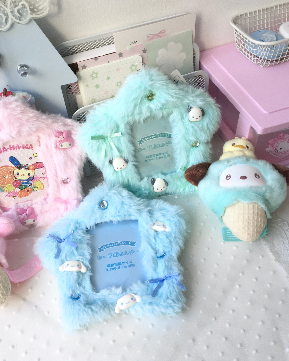★ 現貨 / 預訂 ☆ sanrio 毛毛星星卡套