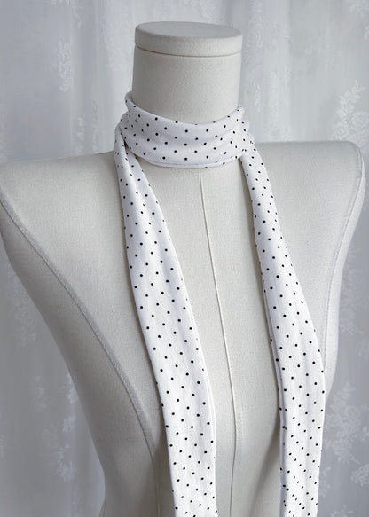 𝐏𝐨𝐥𝐤𝐚 𝐃𝐨𝐭 𝐒𝐜𝐚𝐫𝐟 - 𝐖𝐡𝐢𝐭𝐞