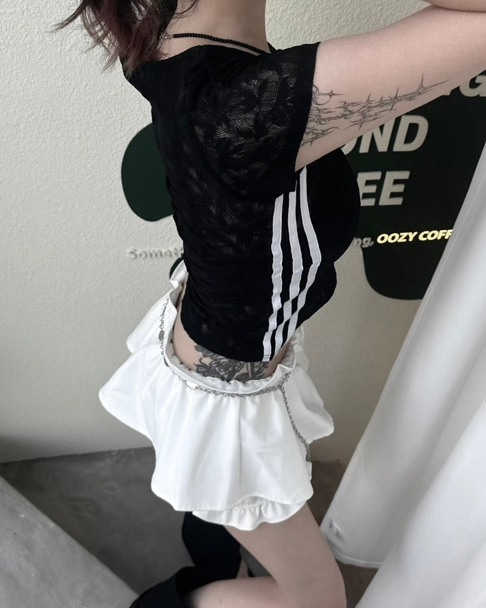 𝐄𝐳𝐢𝐚 𝐕 𝐍𝐞𝐜𝐤 𝐋𝐚𝐜𝐞 𝐁𝐥𝐨𝐤𝐞𝐭𝐭𝐞 𝐓𝐞𝐞 - 𝐁𝐥𝐚𝐜𝐤