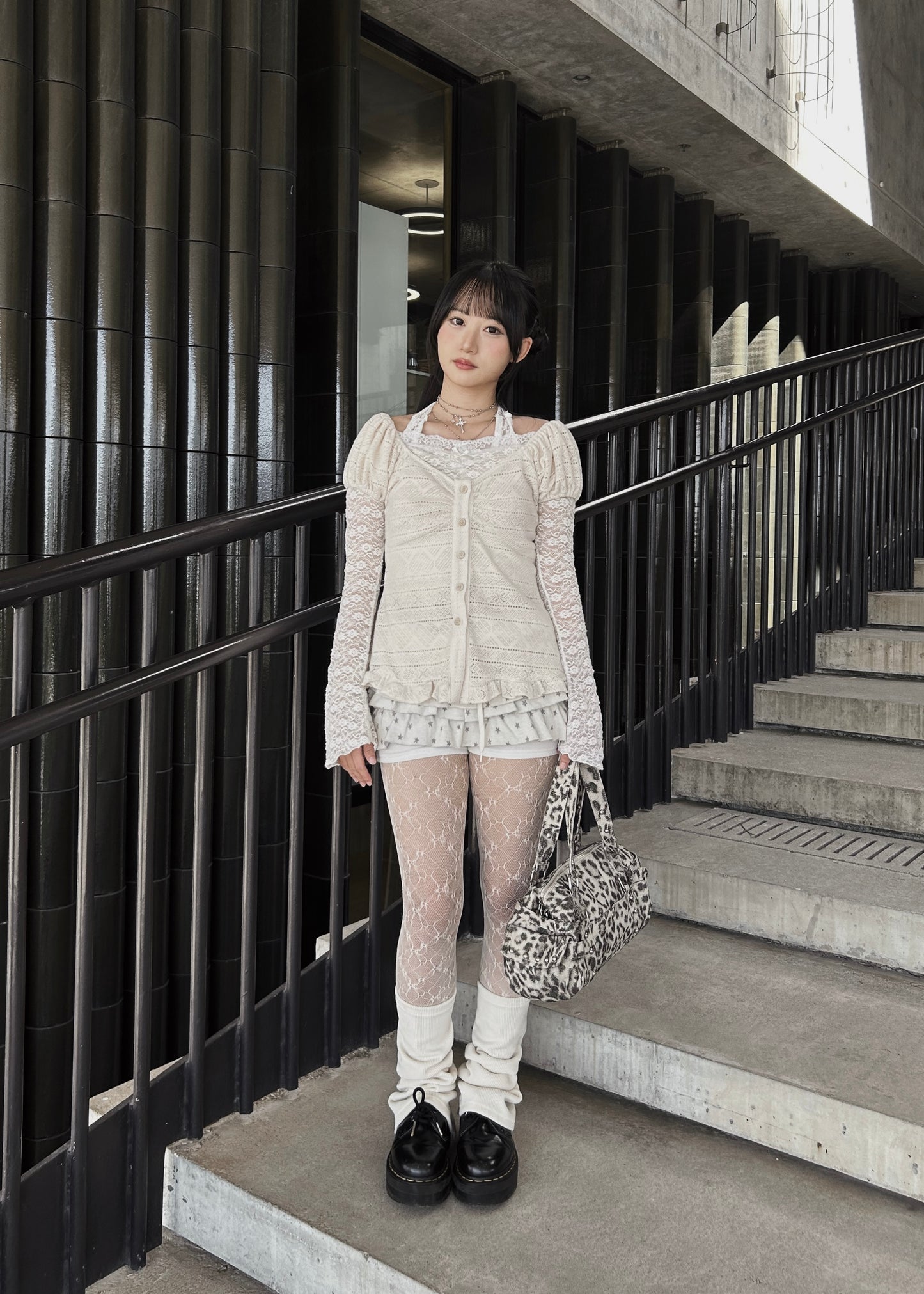 𝐂𝐢𝐧𝐭𝐢𝐚 𝐊𝐧𝐢𝐭 𝐑𝐮𝐟𝐟𝐥𝐞 𝐏𝐮𝐟𝐟 𝐒𝐥𝐞𝐞𝐯𝐞 𝐓𝐨𝐩 - 𝐂𝐫𝐞𝐚𝐦