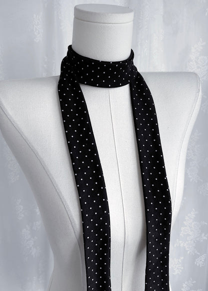 𝐏𝐨𝐥𝐤𝐚 𝐃𝐨𝐭 𝐒𝐜𝐚𝐫𝐟 - 𝐁𝐥𝐚𝐜𝐤