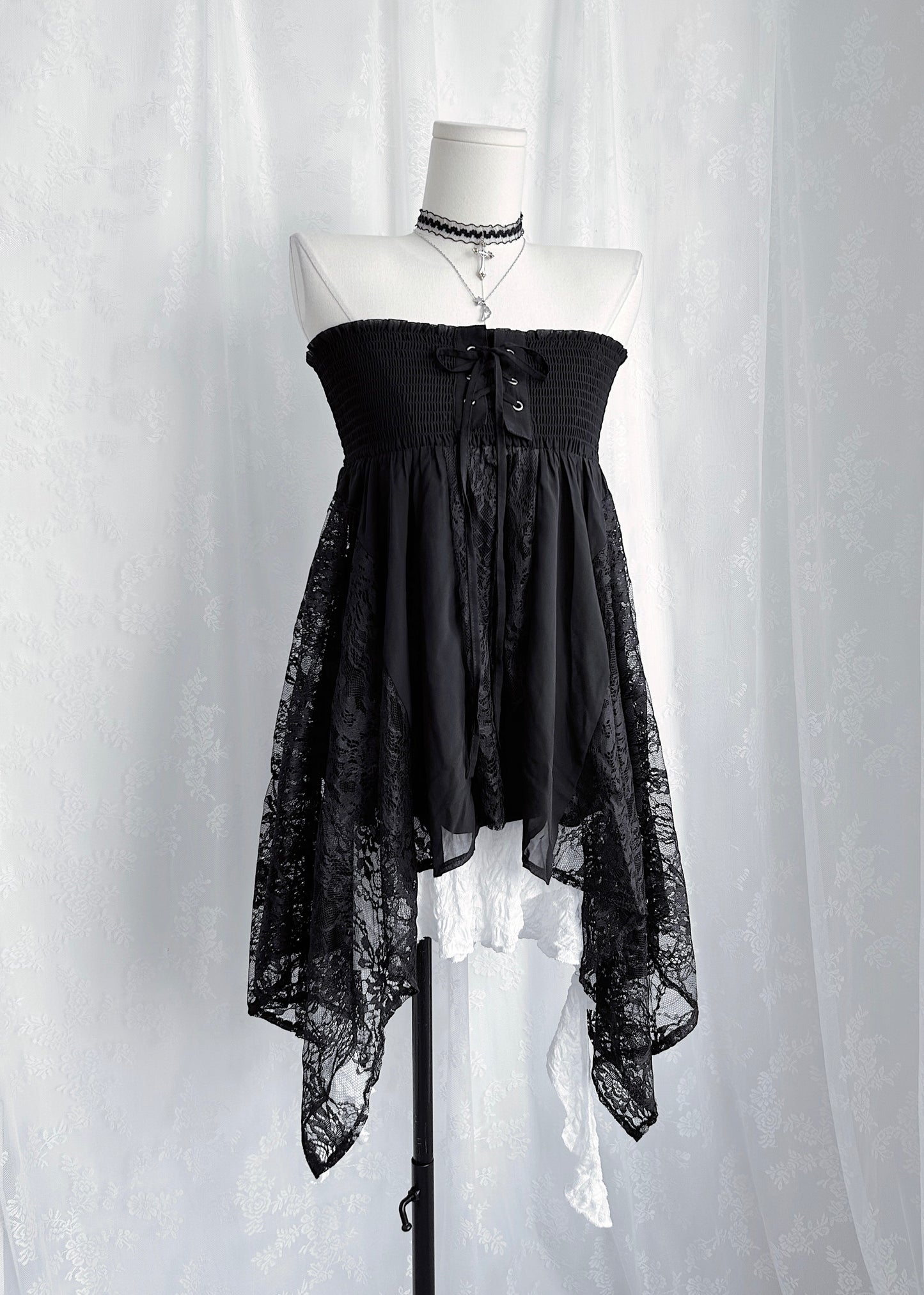 𝐕𝐚𝐥𝐞𝐫𝐢𝐞𝐭𝐭𝐚 𝐋𝐚𝐜𝐞 𝐅𝐚𝐢𝐫𝐲 𝐃𝐫𝐞𝐬𝐬 - 𝐁𝐥𝐚𝐜𝐤