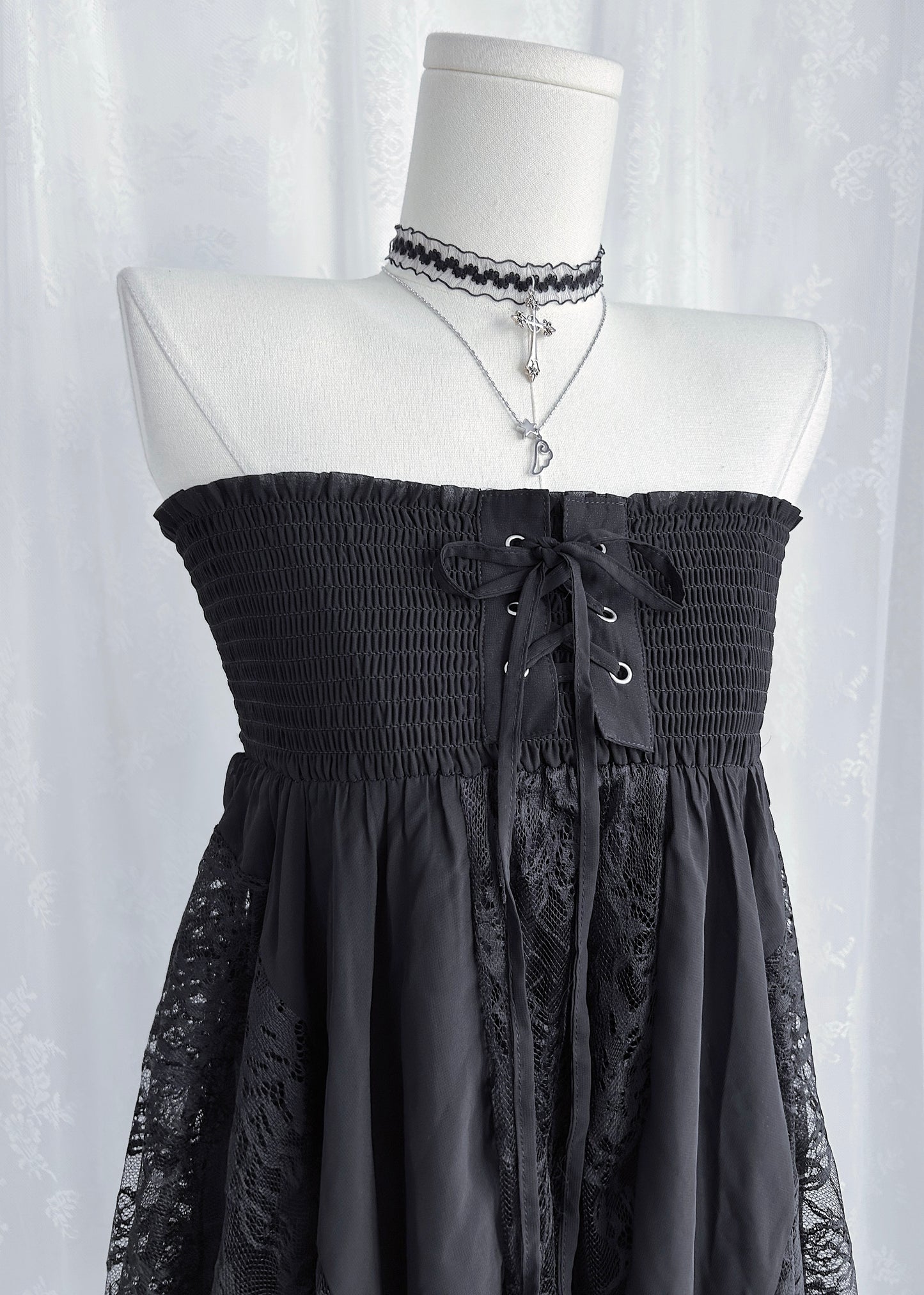 𝐕𝐚𝐥𝐞𝐫𝐢𝐞𝐭𝐭𝐚 𝐋𝐚𝐜𝐞 𝐅𝐚𝐢𝐫𝐲 𝐃𝐫𝐞𝐬𝐬 - 𝐁𝐥𝐚𝐜𝐤