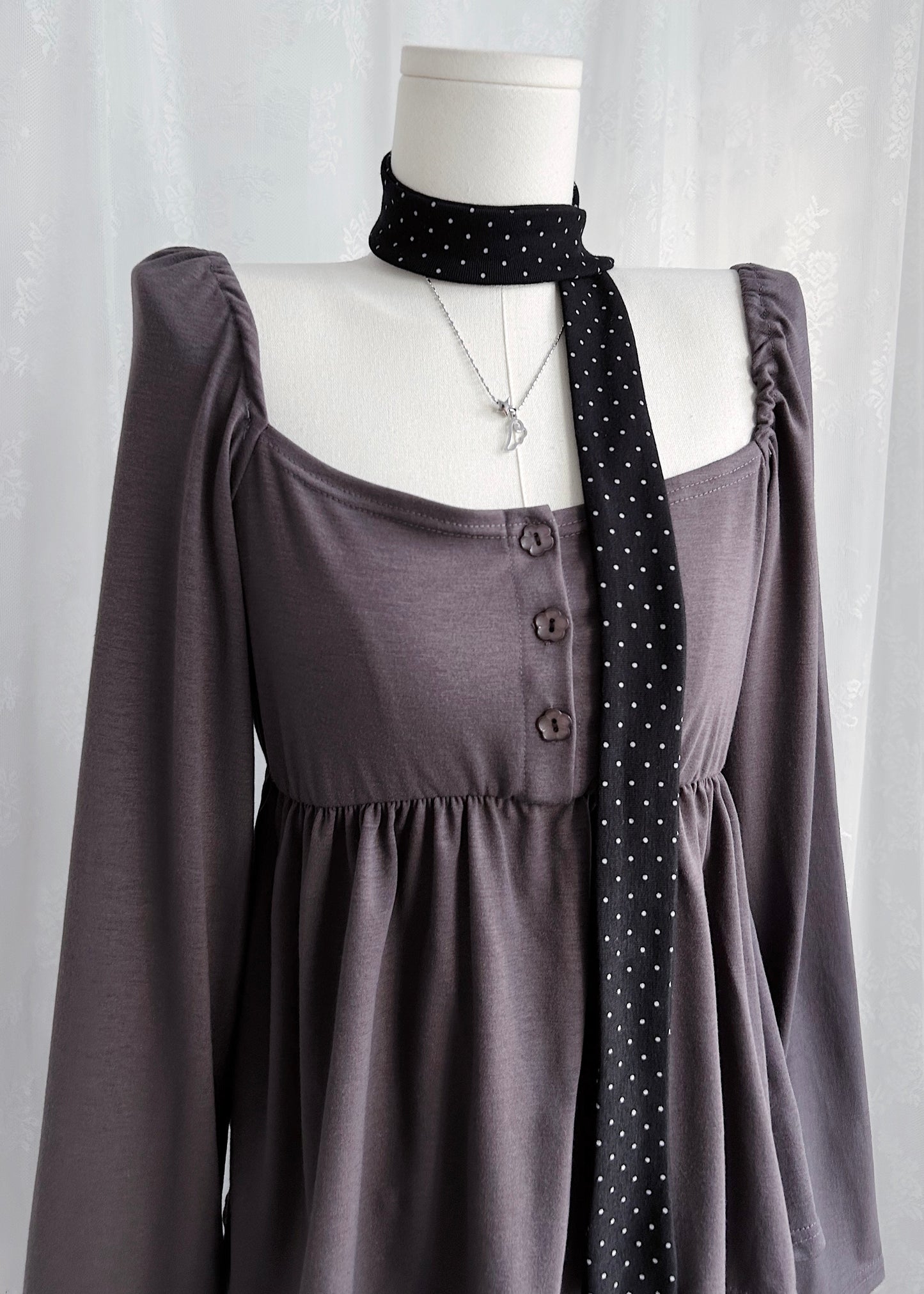 𝐏𝐨𝐥𝐤𝐚 𝐃𝐨𝐭 𝐒𝐜𝐚𝐫𝐟 - 𝐁𝐥𝐚𝐜𝐤