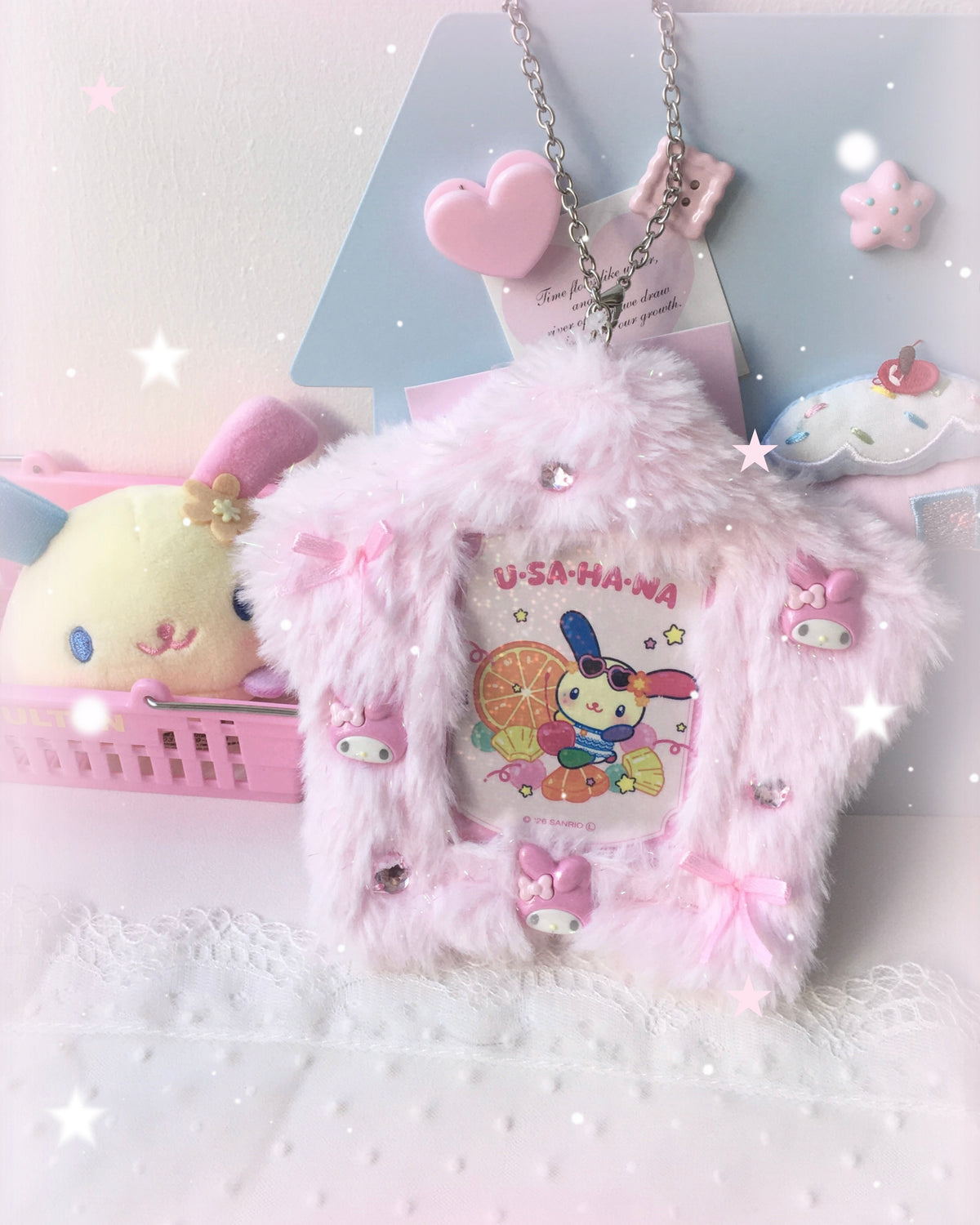 ★ 現貨 / 預訂 ☆ sanrio 毛毛星星卡套