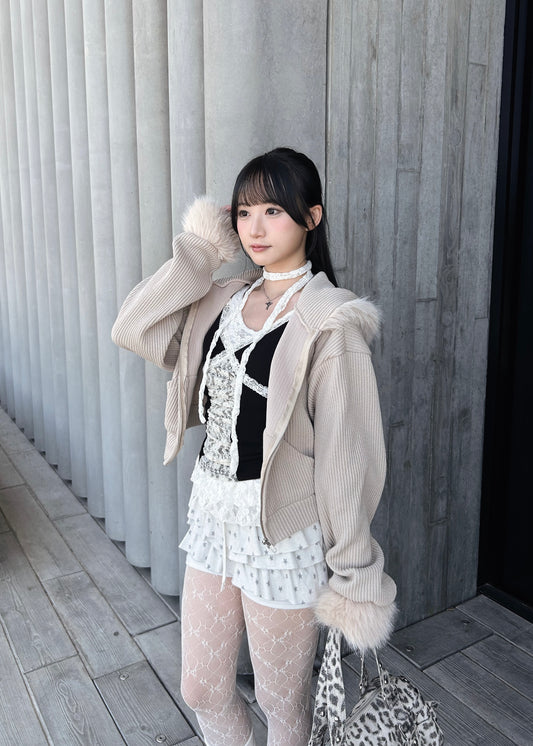 𝐌𝐨 𝐌𝐨 𝐂𝐫𝐨𝐩𝐩𝐞𝐝 𝐇𝐨𝐨𝐝𝐢𝐞 𝐉𝐚𝐜𝐤𝐞𝐭 - 𝐂𝐫𝐞𝐚𝐦