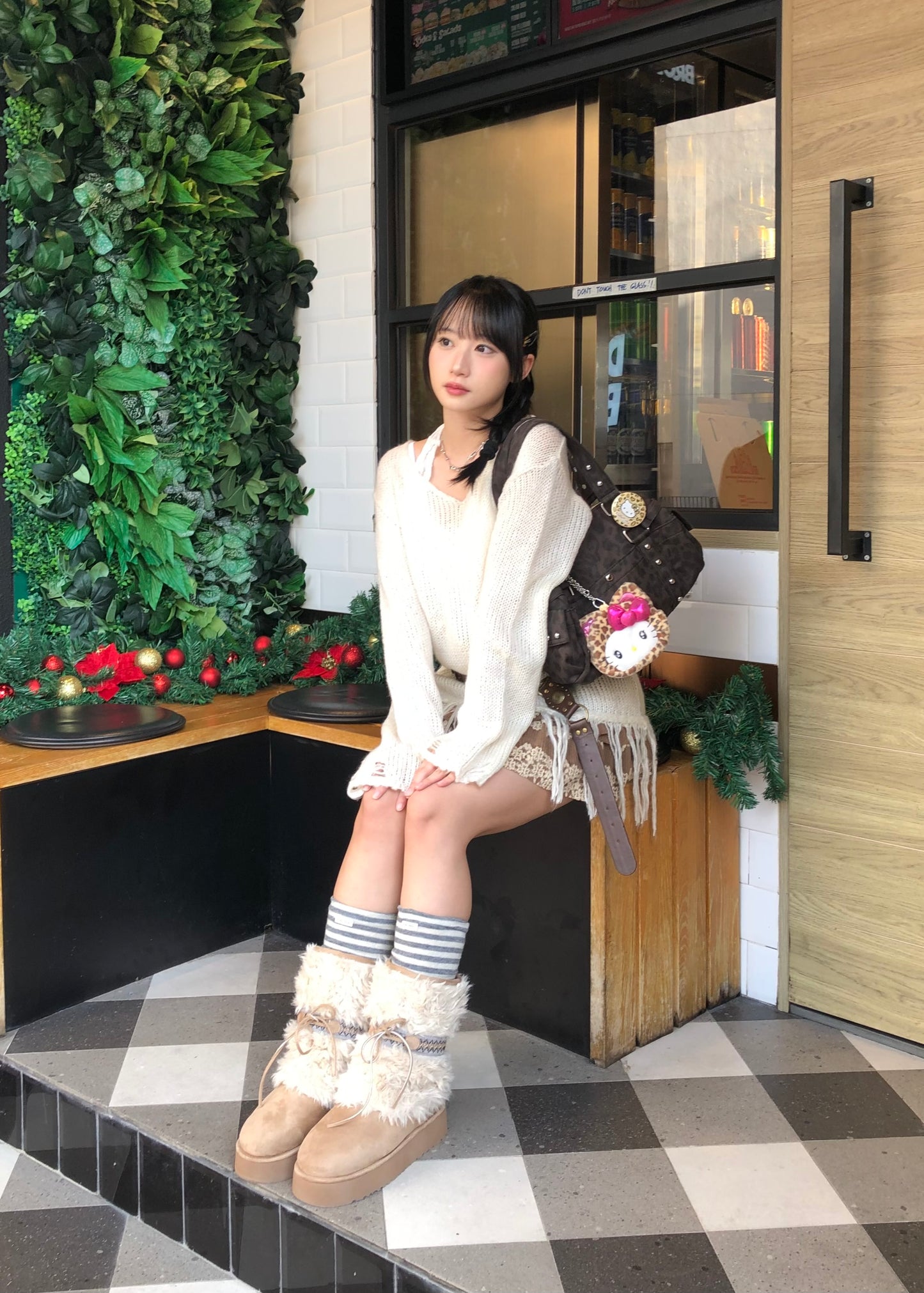 𝐒𝐚𝐯𝐢𝐧𝐚 𝐊𝐧𝐢𝐭 𝐑𝐮𝐟𝐟𝐥𝐞 𝐒𝐤𝐢𝐫𝐭