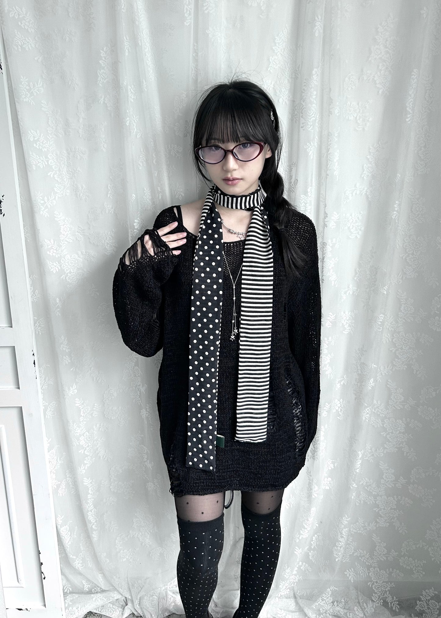 𝐏𝐨𝐥𝐤𝐚 𝐃𝐨𝐭 𝐒𝐭𝐫𝐢𝐩𝐞 𝐒𝐜𝐚𝐫𝐟