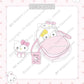 ★ 4/30 截單 ★ 9月預訂 ☆ sanrio BB睡床套裝