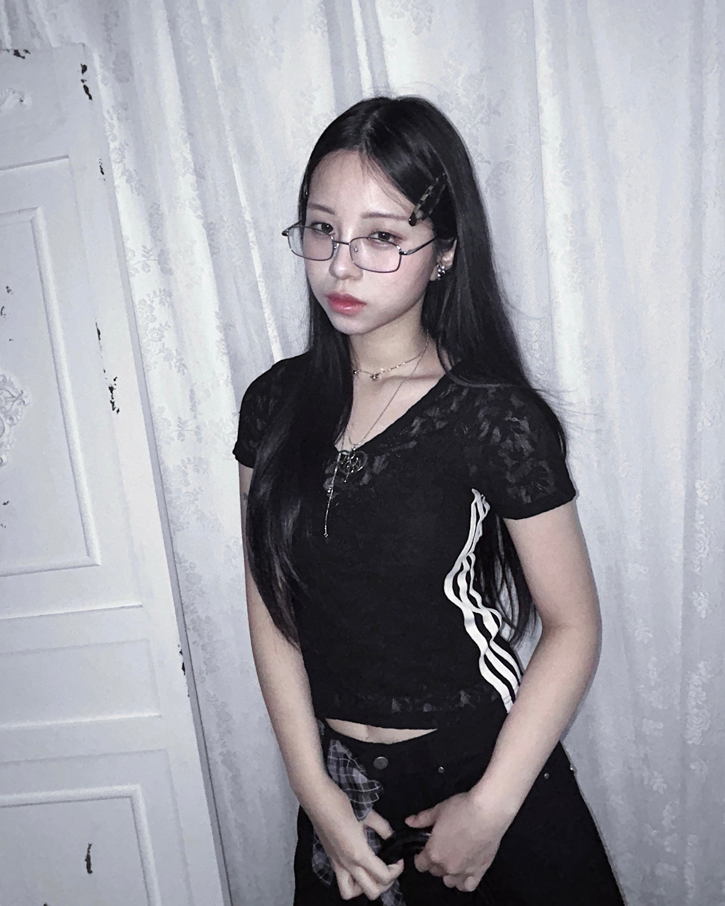 𝐄𝐳𝐢𝐚 𝐕 𝐍𝐞𝐜𝐤 𝐋𝐚𝐜𝐞 𝐁𝐥𝐨𝐤𝐞𝐭𝐭𝐞 𝐓𝐞𝐞 - 𝐁𝐥𝐚𝐜𝐤