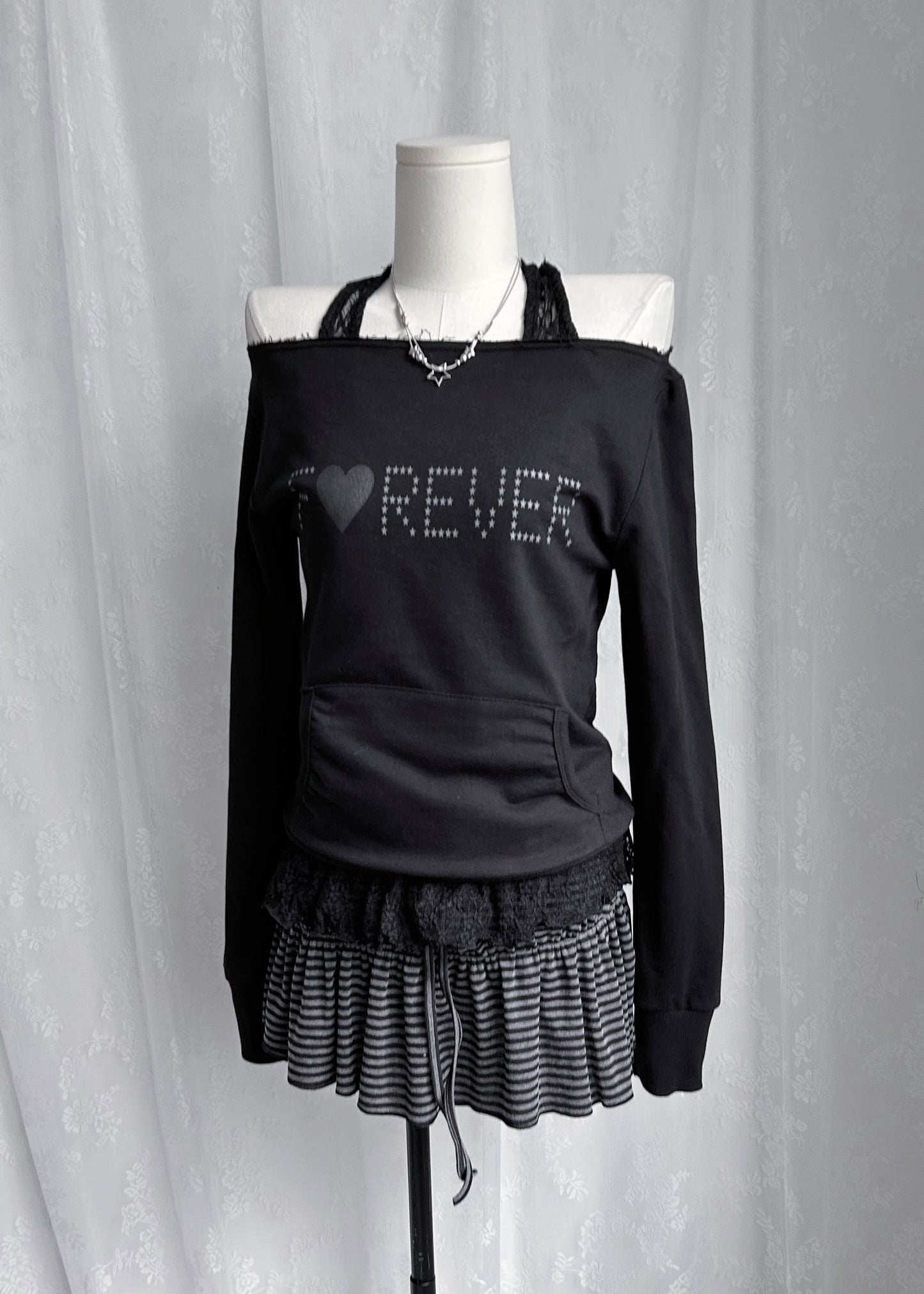 𝐒𝐭𝐫𝐢𝐩𝐞𝐝 𝐑𝐮𝐟𝐟𝐥𝐞 𝐌𝐢𝐧𝐢 𝐒𝐤𝐨𝐫𝐭