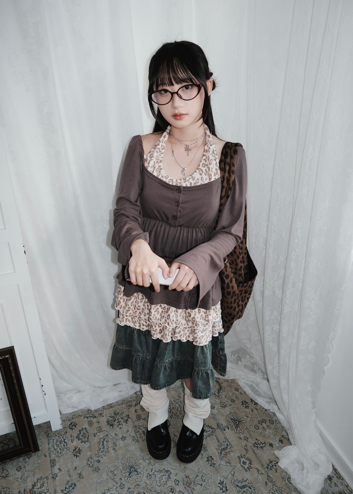 𝐌𝐢𝐤𝐚 𝐅𝐥𝐨𝐰𝐞𝐫 𝐏𝐮𝐟𝐟 𝐒𝐥𝐞𝐞𝐯𝐞 𝐓𝐨𝐩 - 𝐌𝐨𝐜𝐡𝐚