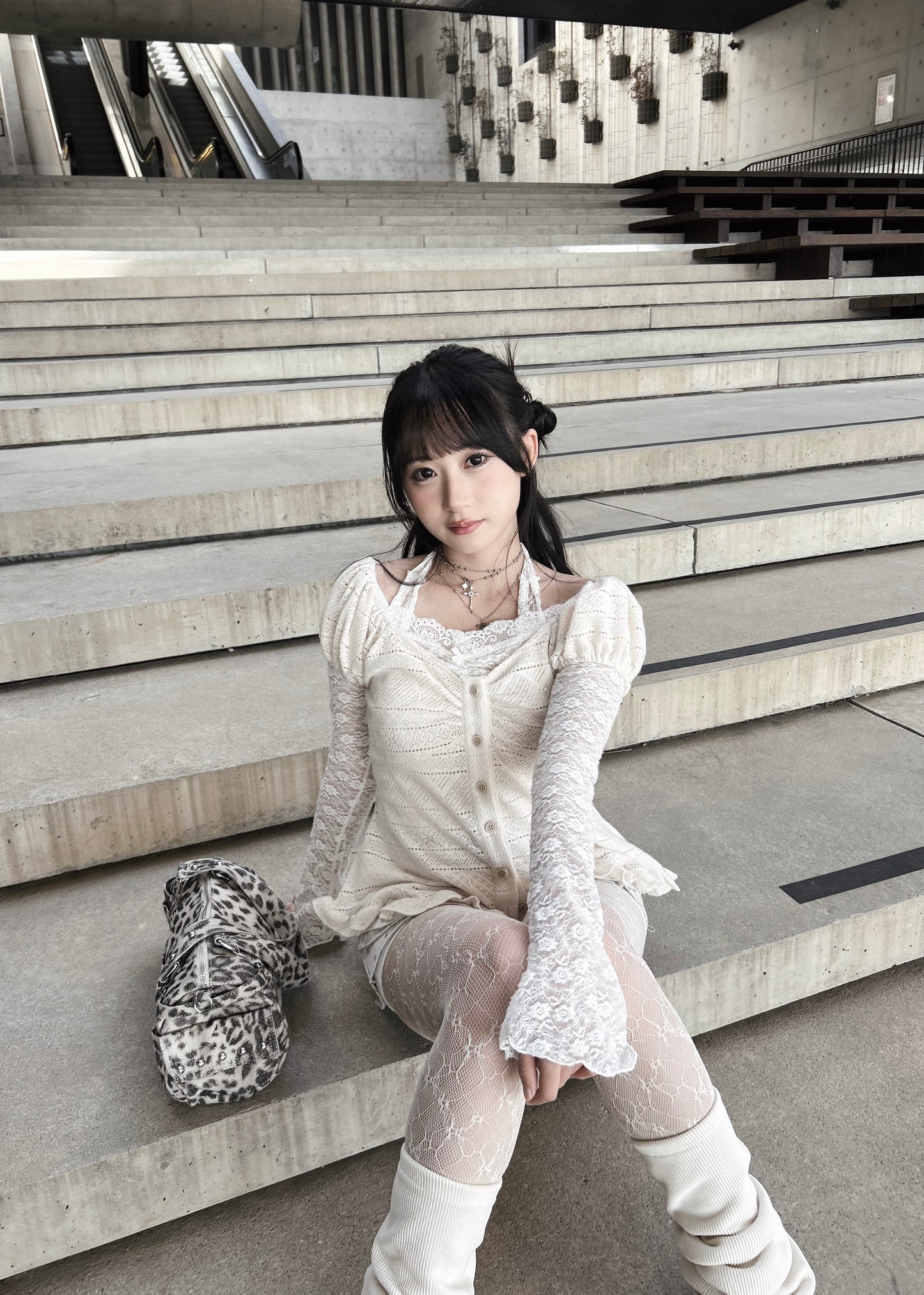 𝐋𝐢𝐬𝐞𝐭𝐭𝐚 𝐋𝐚𝐜𝐞 𝐑𝐮𝐟𝐟𝐥𝐞 𝐇𝐚𝐥𝐭𝐞𝐫 𝐓𝐨𝐩 - 𝐖𝐡𝐢𝐭𝐞