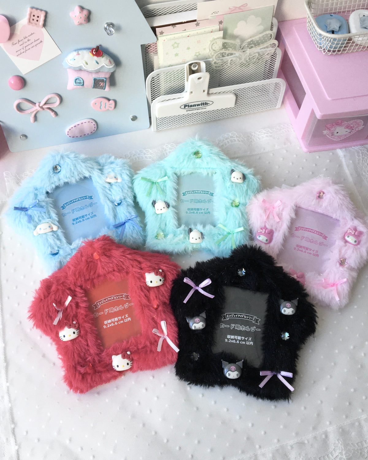 ★ 現貨 / 預訂 ☆ sanrio 毛毛星星卡套