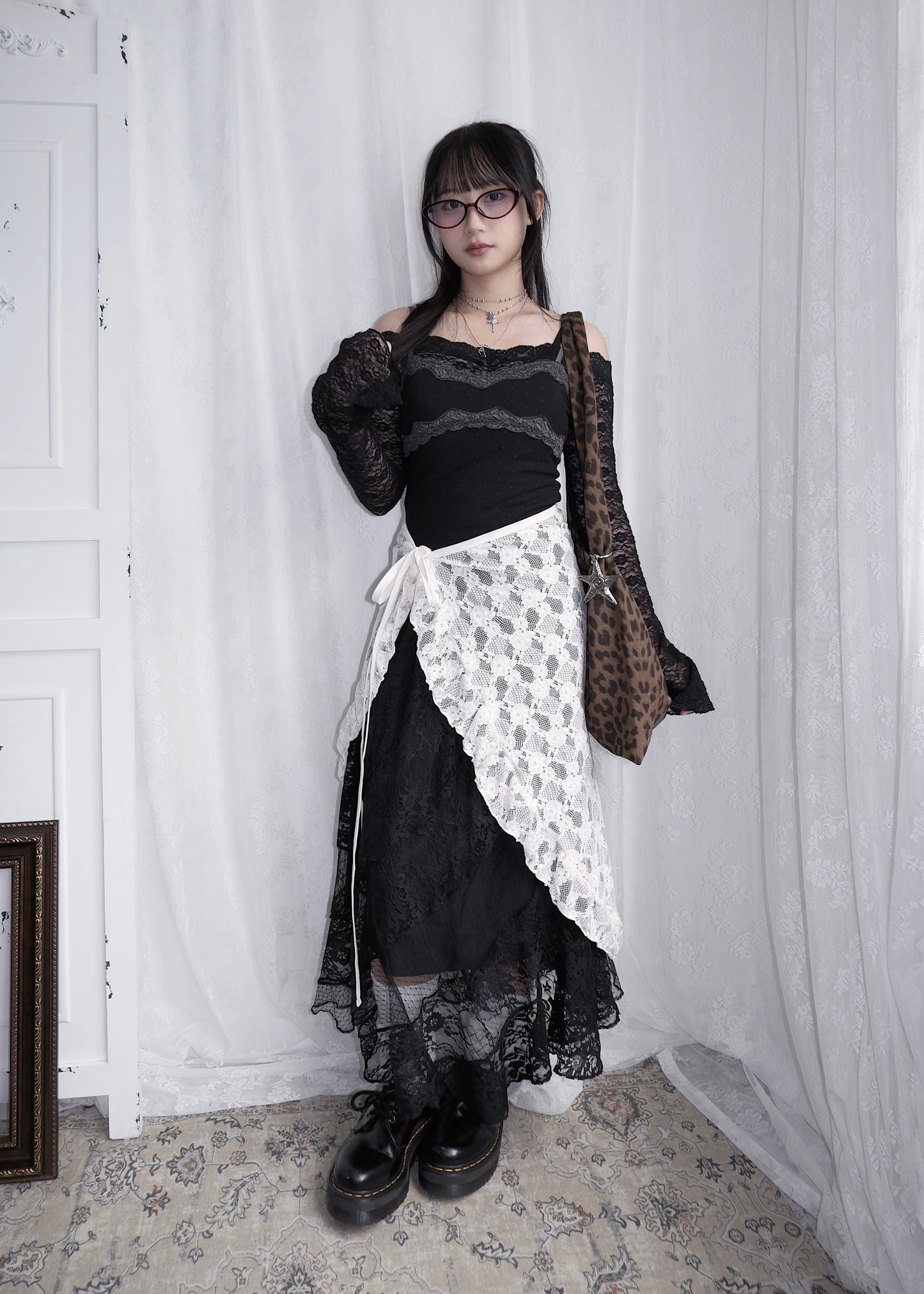 𝐕𝐢𝐧𝐚 𝐋𝐚𝐜𝐞 𝐑𝐮𝐟𝐟𝐥𝐞 𝐋𝐚𝐲𝐞𝐫 𝐒𝐤𝐢𝐫𝐭 - 𝐂𝐫𝐞𝐚𝐦