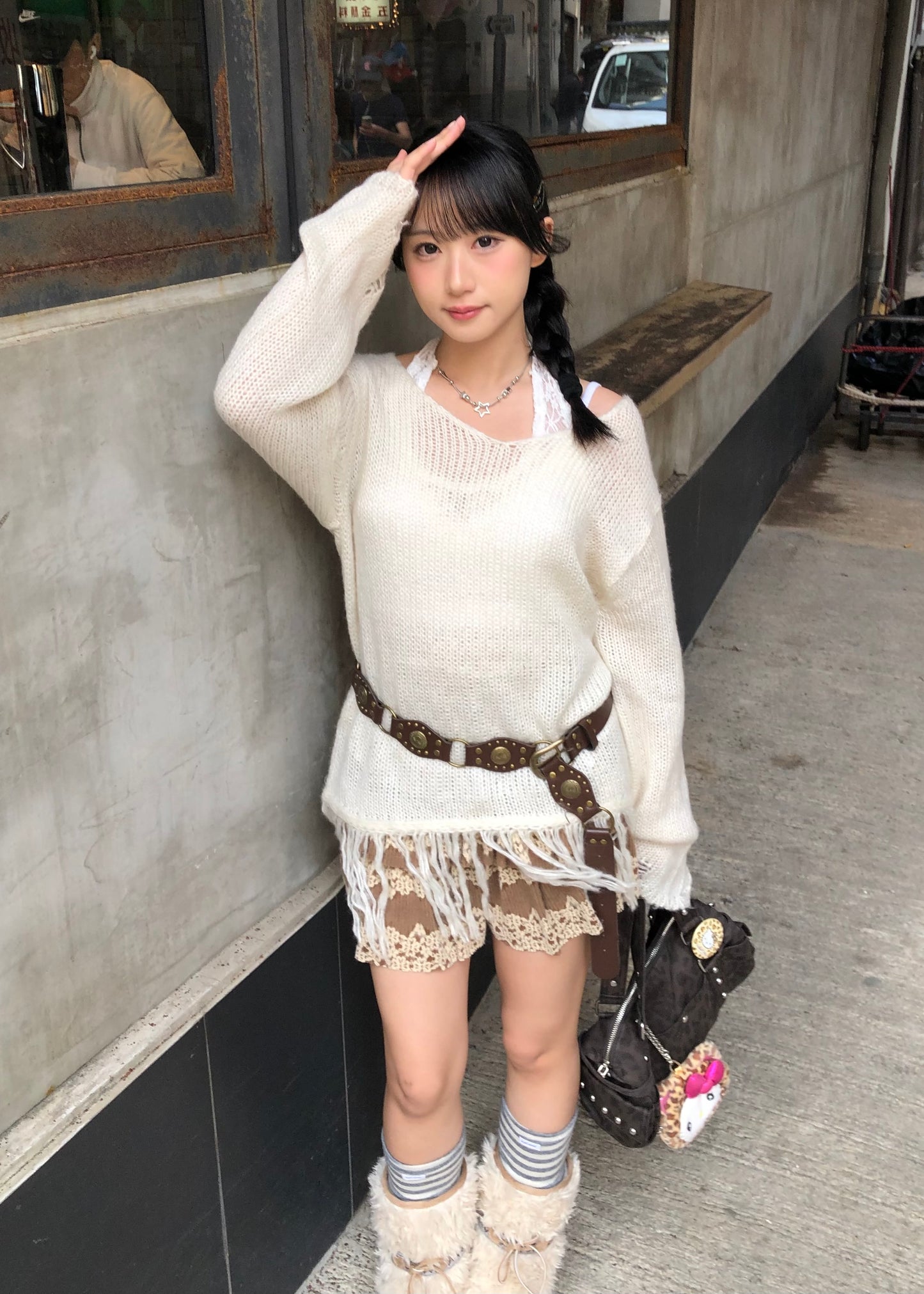 𝐒𝐚𝐯𝐢𝐧𝐚 𝐊𝐧𝐢𝐭 𝐑𝐮𝐟𝐟𝐥𝐞 𝐒𝐤𝐢𝐫𝐭